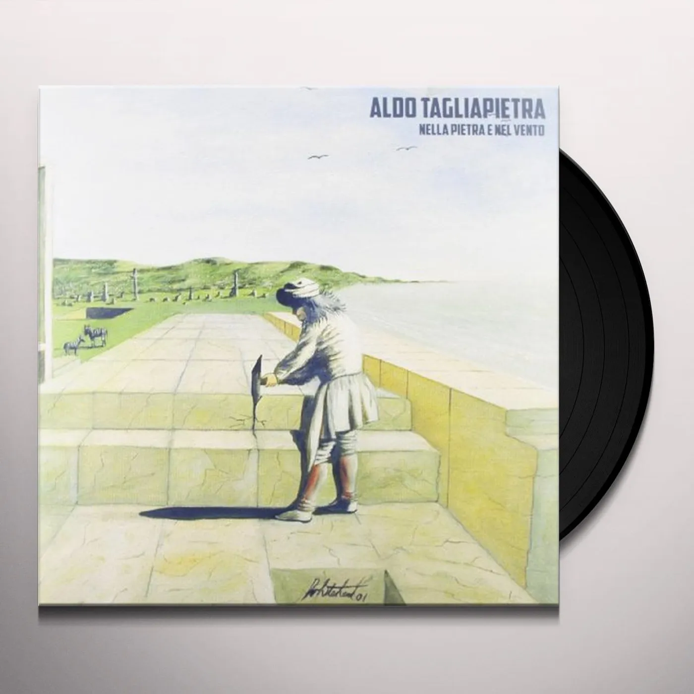 Aldo Tagliapietra Nella Pietra E Nel Vento Vinyl Record