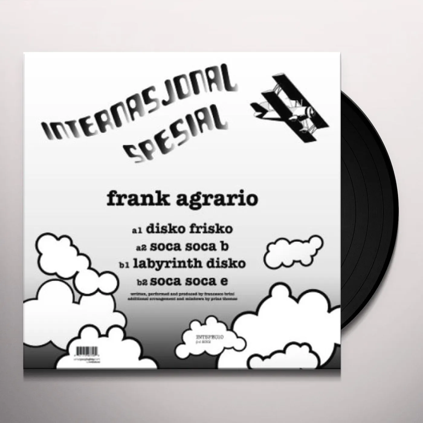 Frank Agrario Disko Frisko Vinyl Record