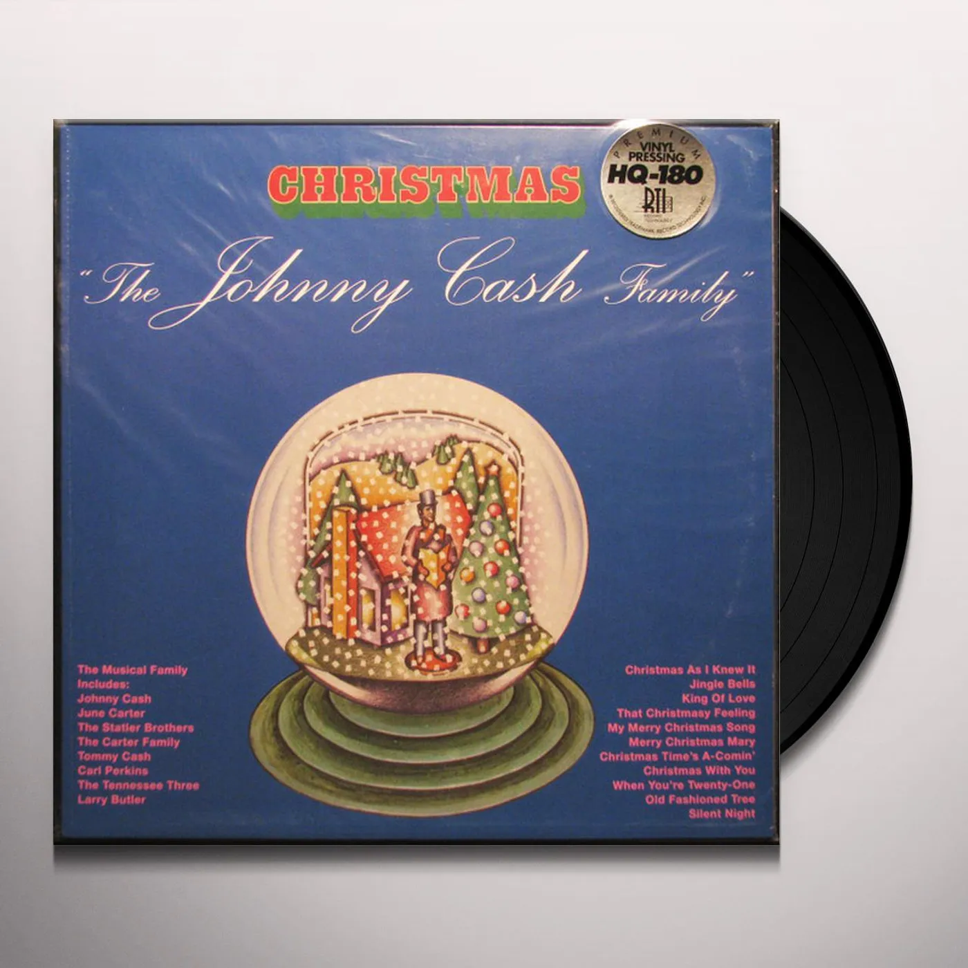 JOHNNY CASH FAMILY CHRISTMAS Vinyl Record
