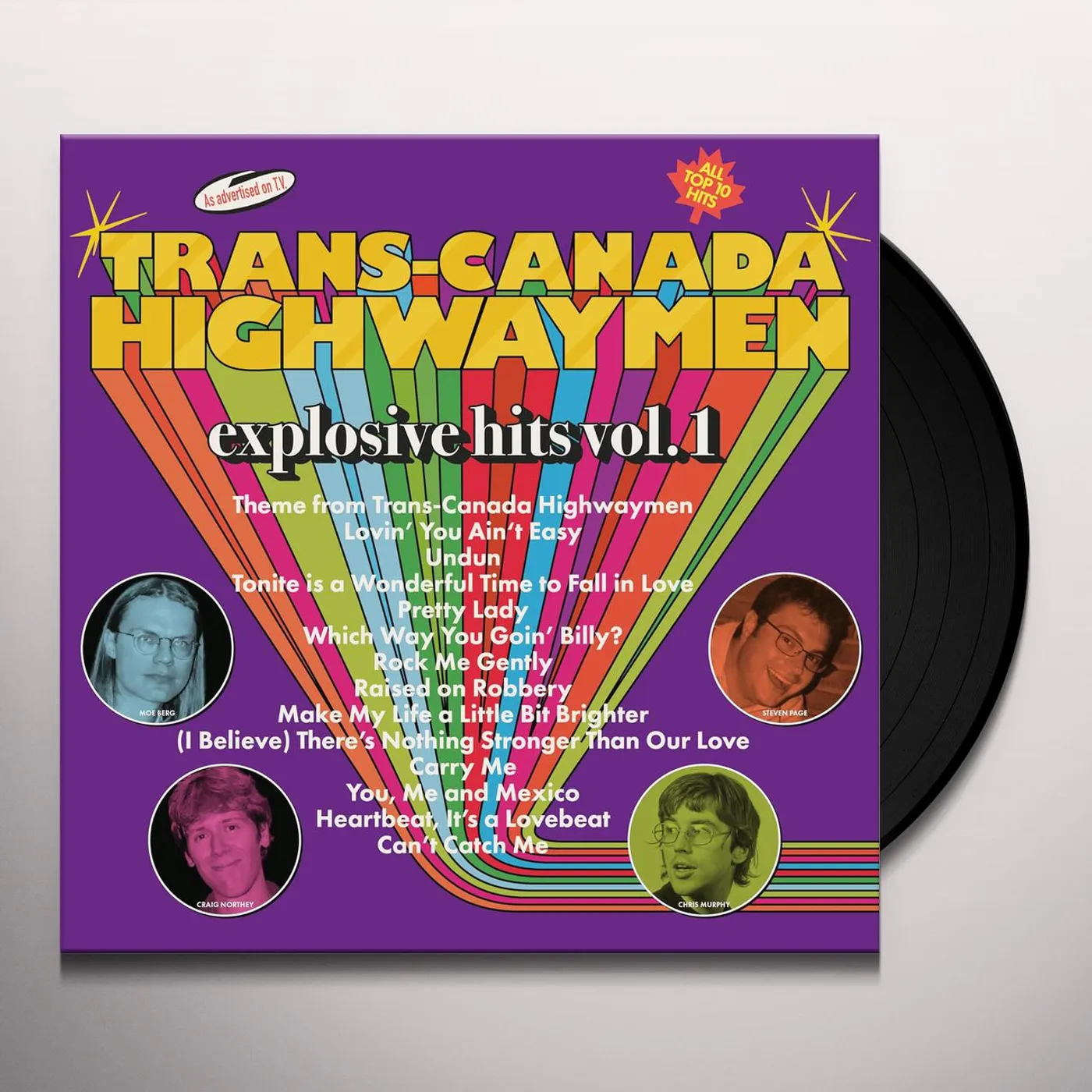Trans-Canada Highwaymen EXPLOSIVE HITS VOL 1 Vinyl Record