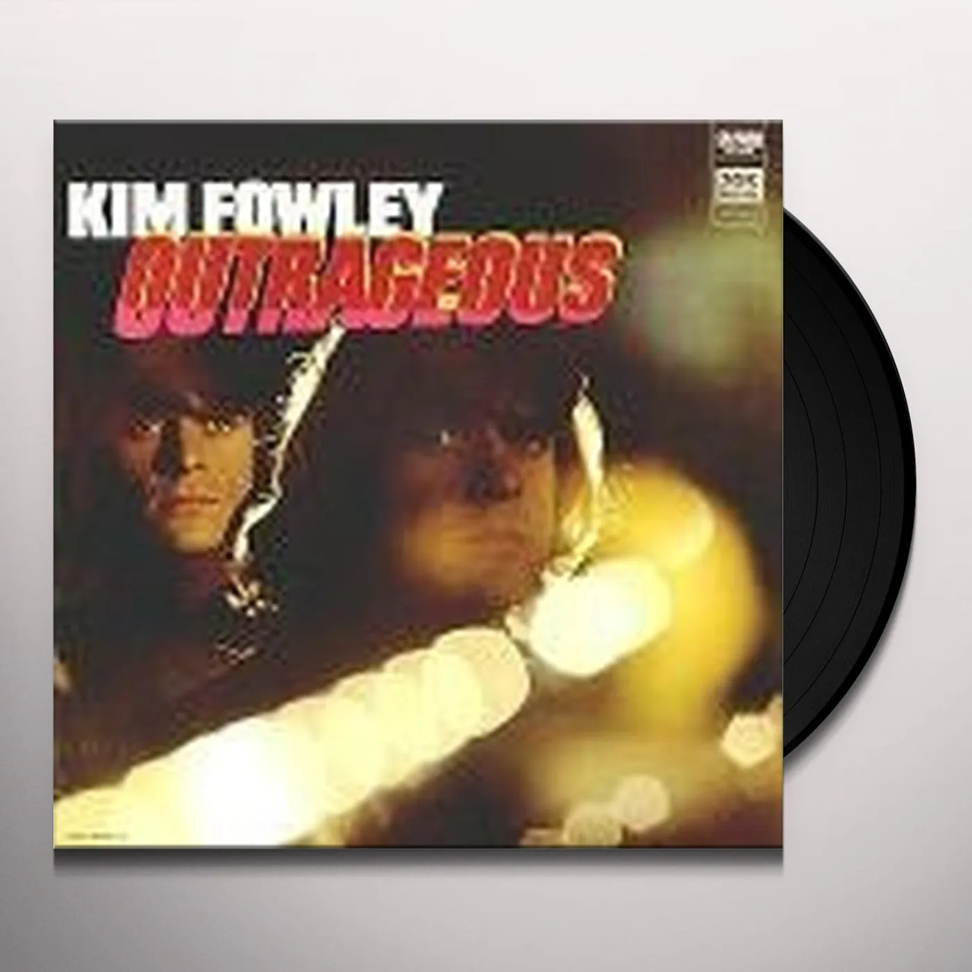 Kim Fowley OUTRAGEOUS Vinyl Record - Reissue