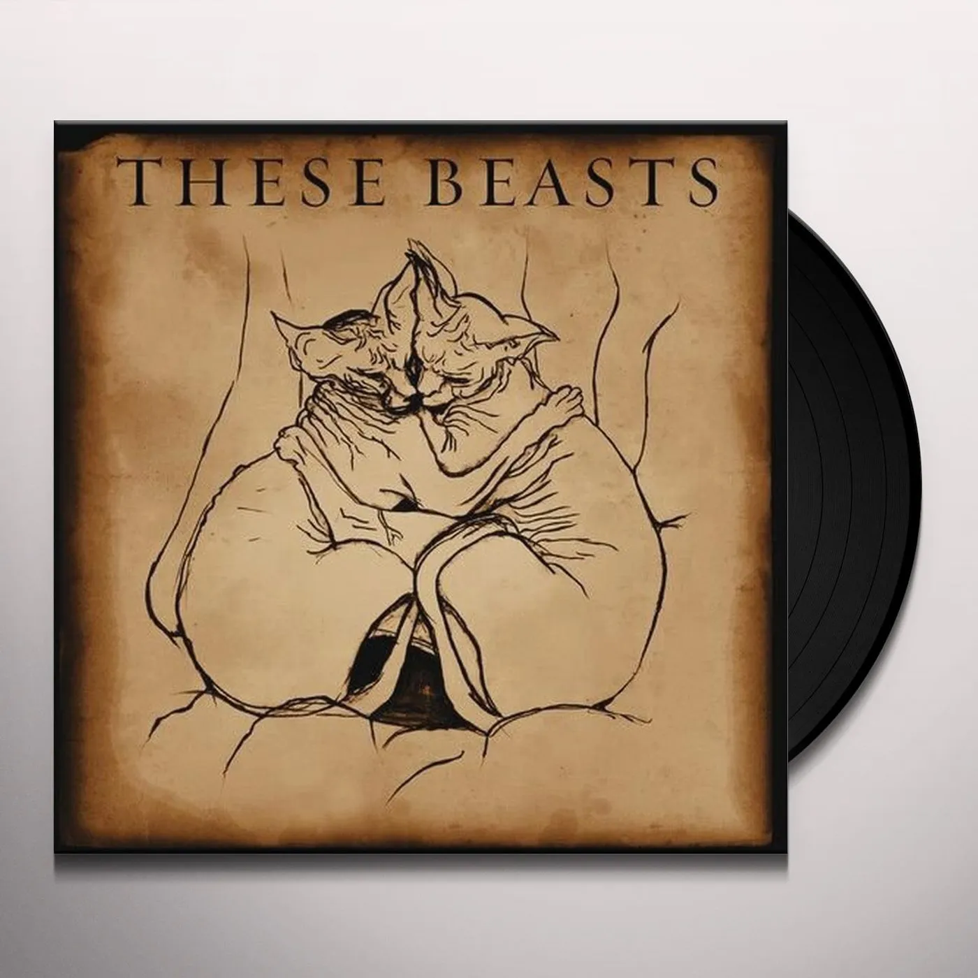 THESE BEASTS (BRONZE SMOKE VINYL) Vinyl Record