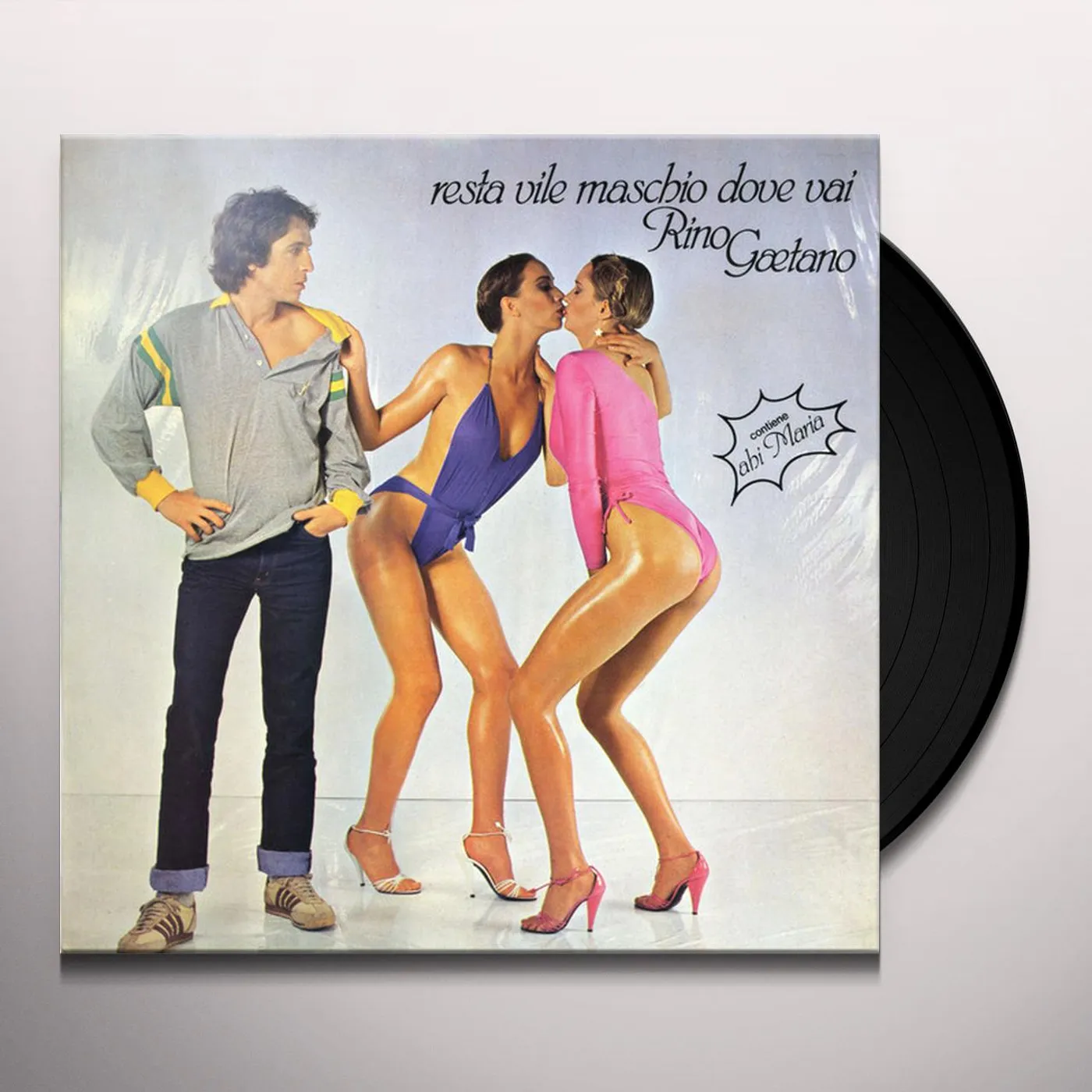 Rino Gaetano RESTA VILE MASCHIO DOVE VAI Vinyl Record