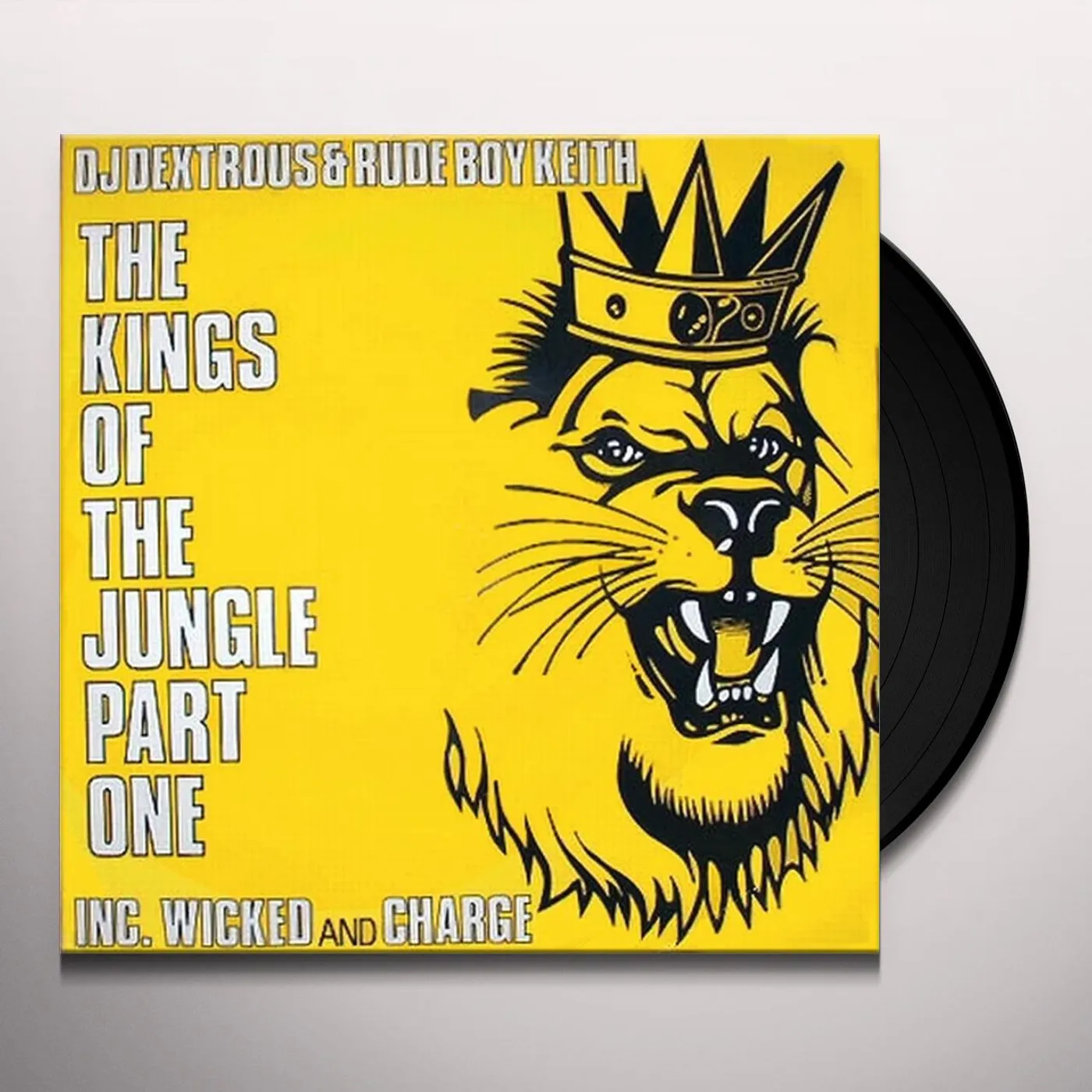 DJ Dextrous & Rude Boy Keith KING OF THE JUNGLE Vinyl Record