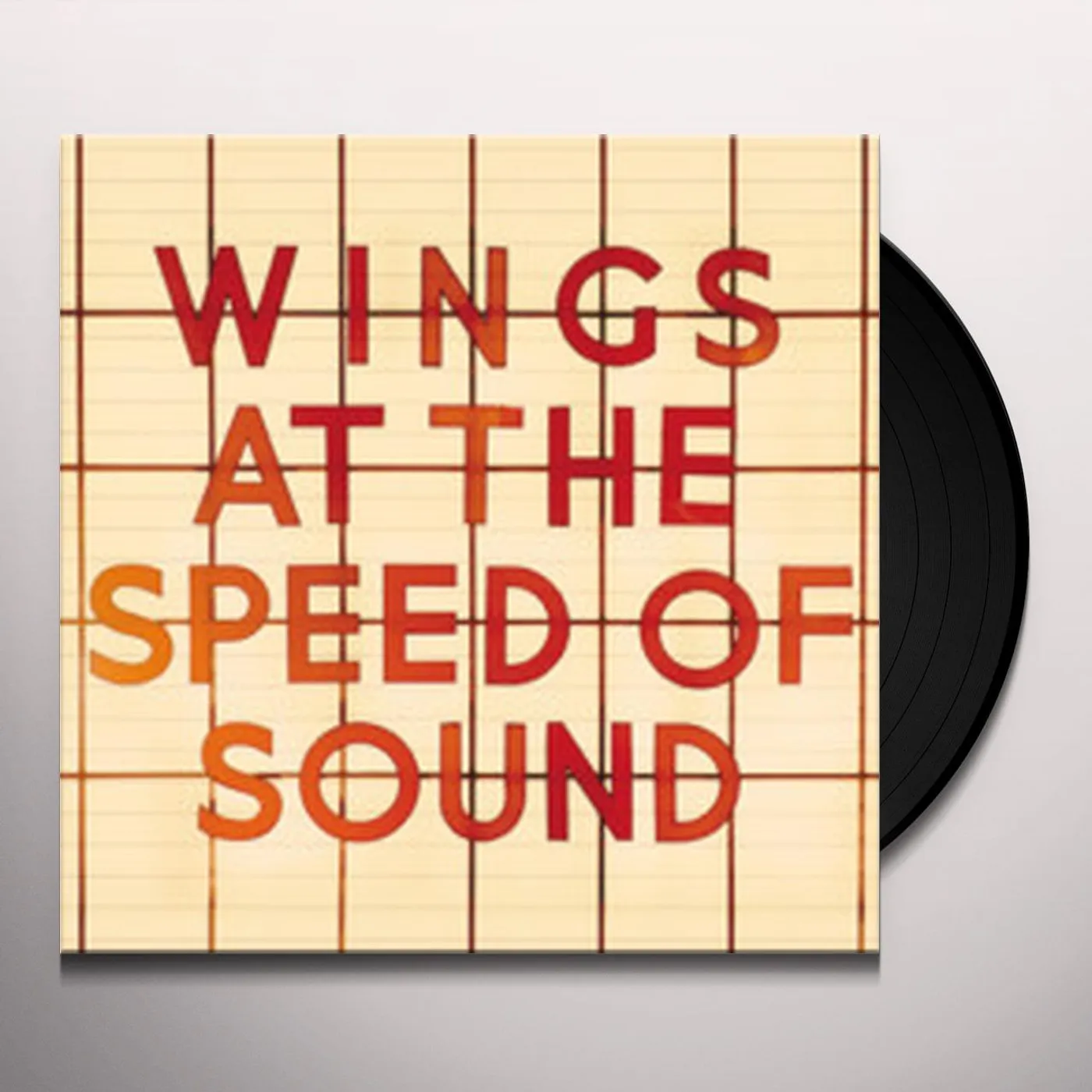 Paul McCartney & Wings AT THE SPEED OF SOUND Vinyl Record