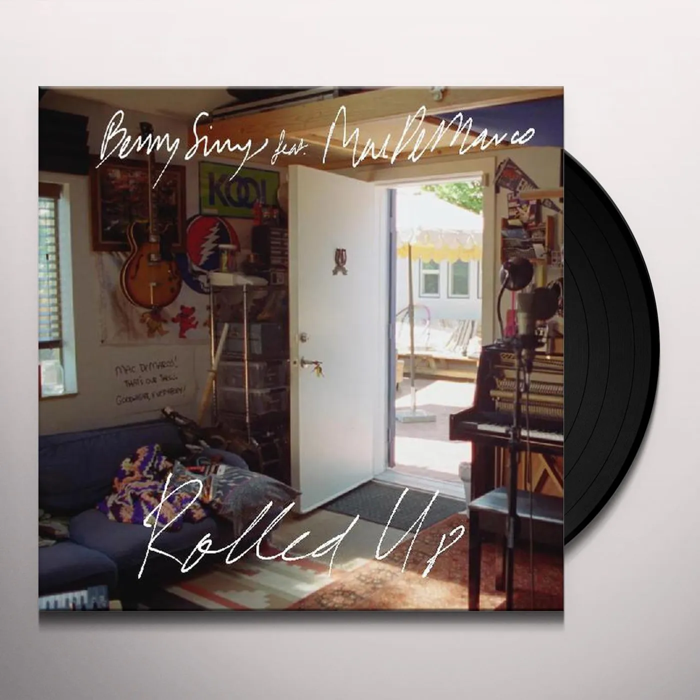 Benny Sings Rolled Up Vinyl Record