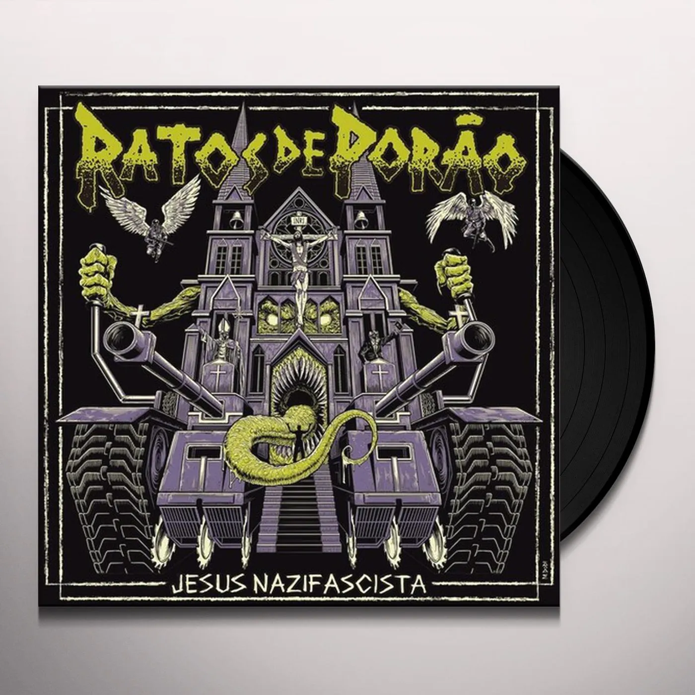 Ratos De Porão Jesus Nazifascista (7") Vinyl Record