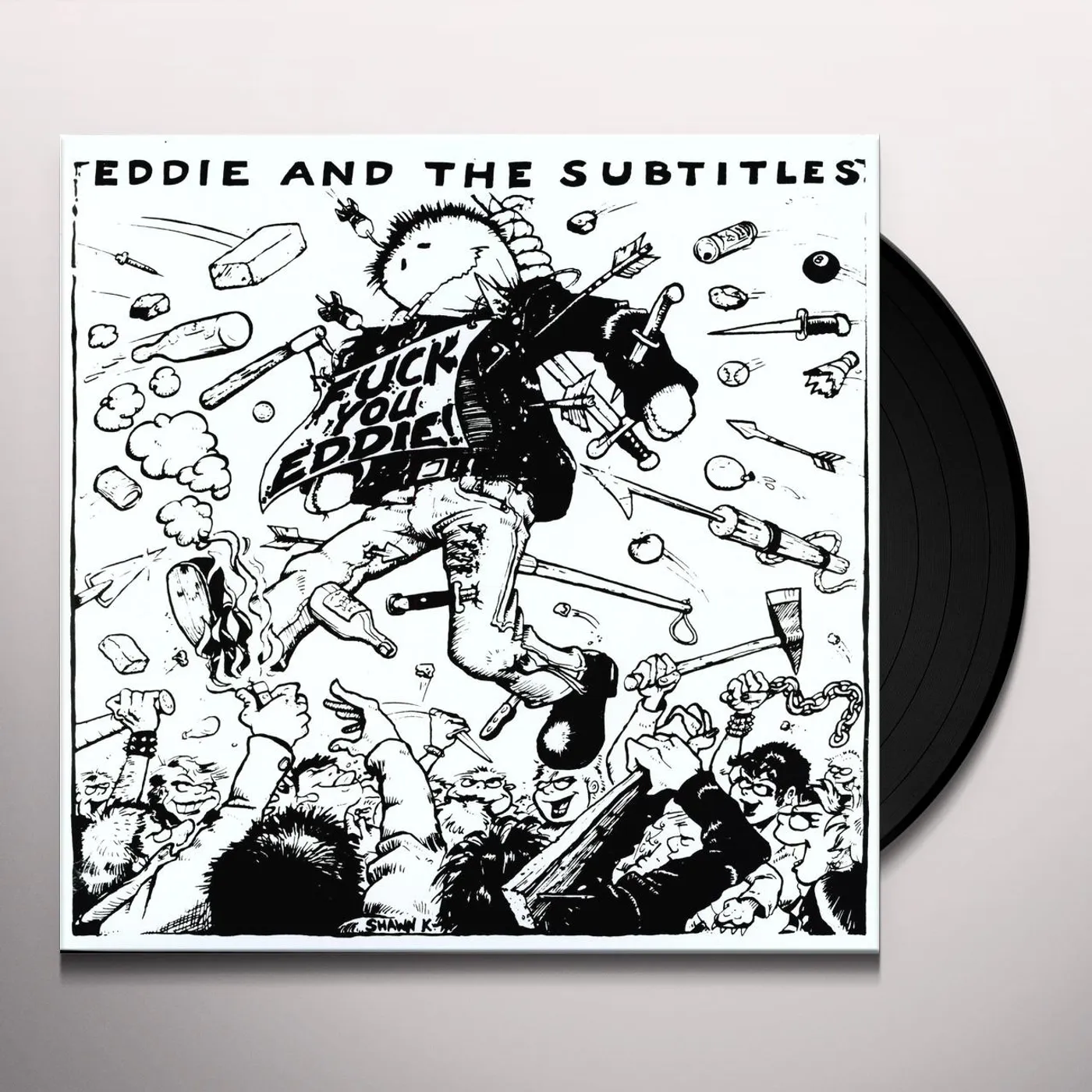 Eddie & The Subtitles FUCK YOU EDDIE Vinyl Record