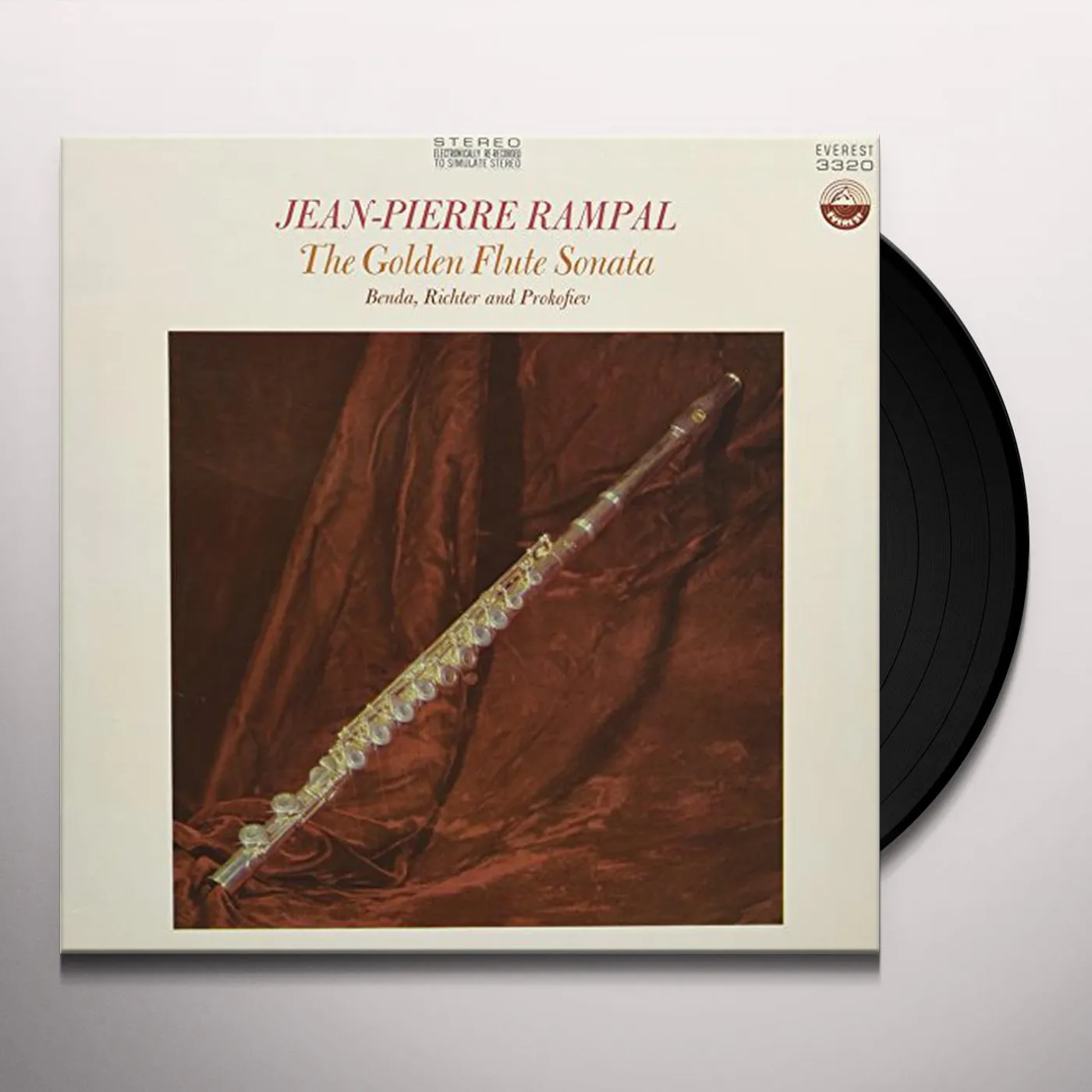 Jean-Pierre Rampal GOLDEN FLUTE SONATA Vinyl Record