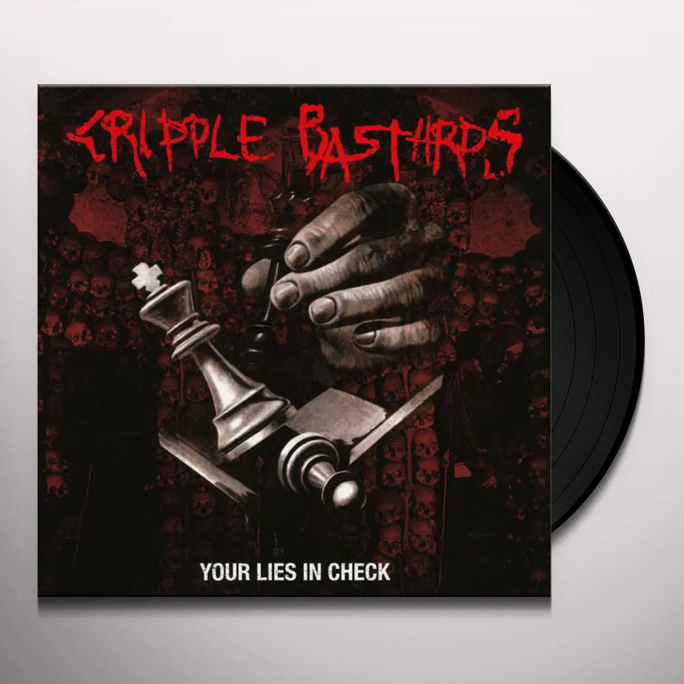 Cripple Bastards Your Lies In Check Vinyl Record