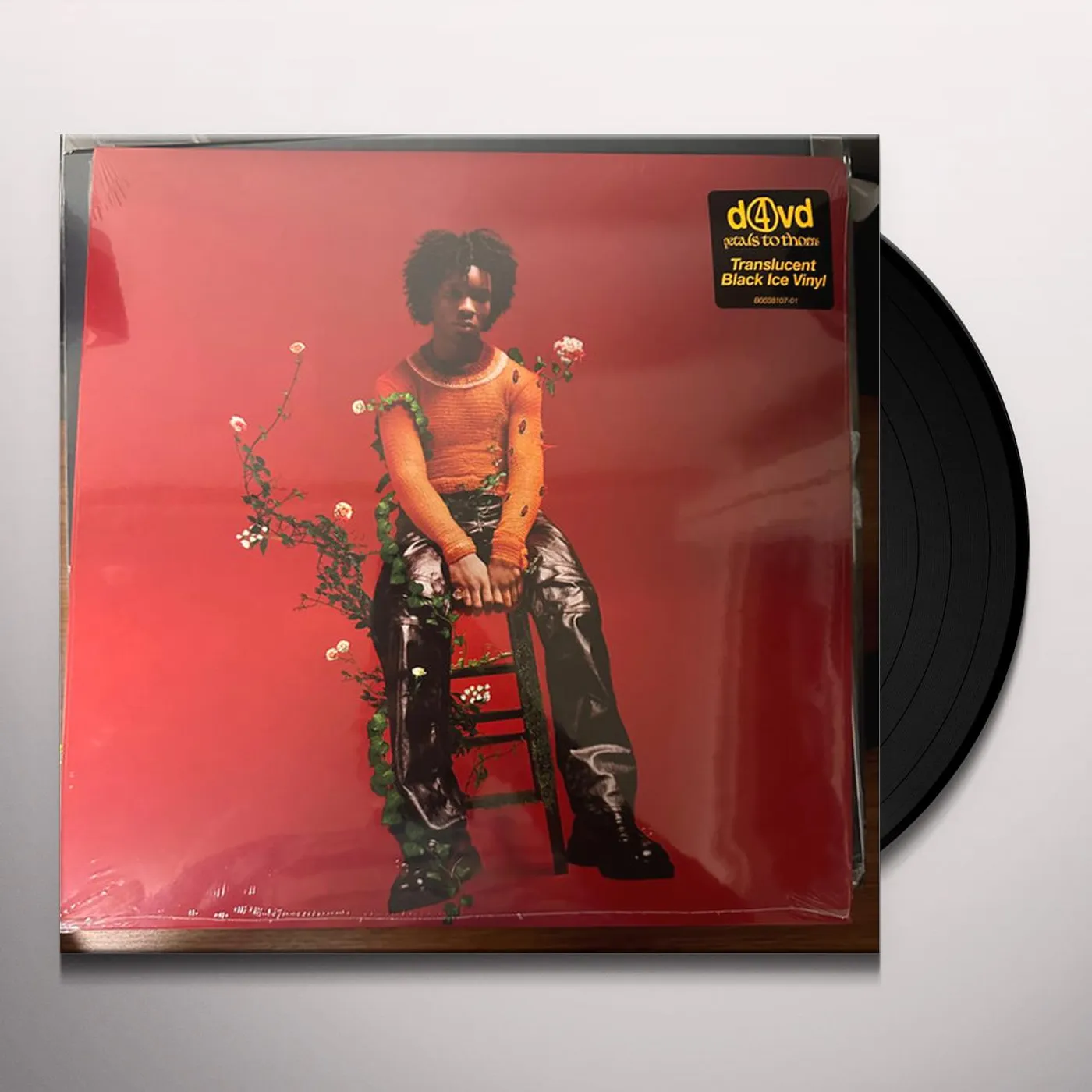 d4vd PETALS TO THORNS (TRANSLUCENT BLACK ICE VINYL) Vinyl Record