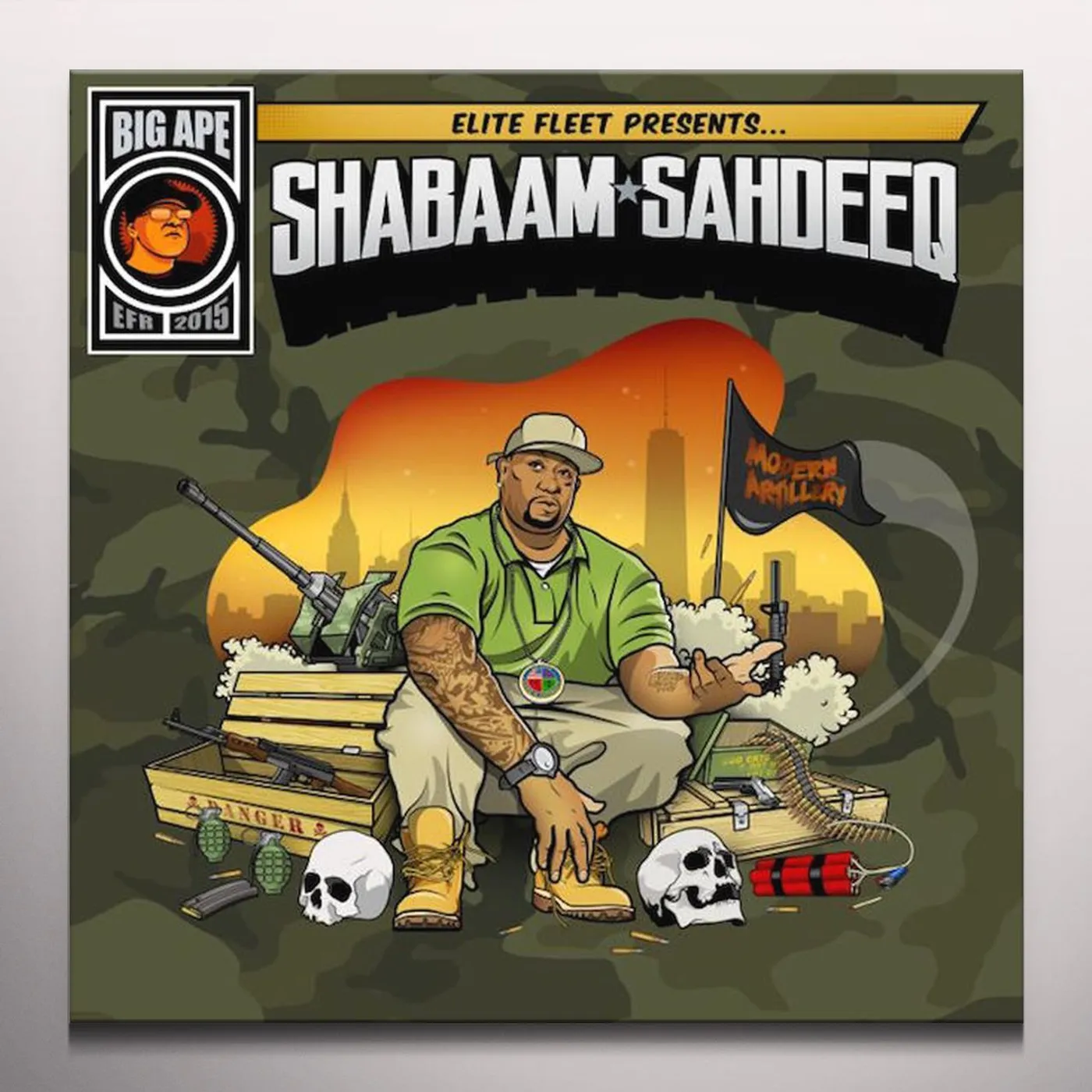 Shabaam Sahdeeq MODERN ARTILLERY Vinyl Record - Orange Vinyl