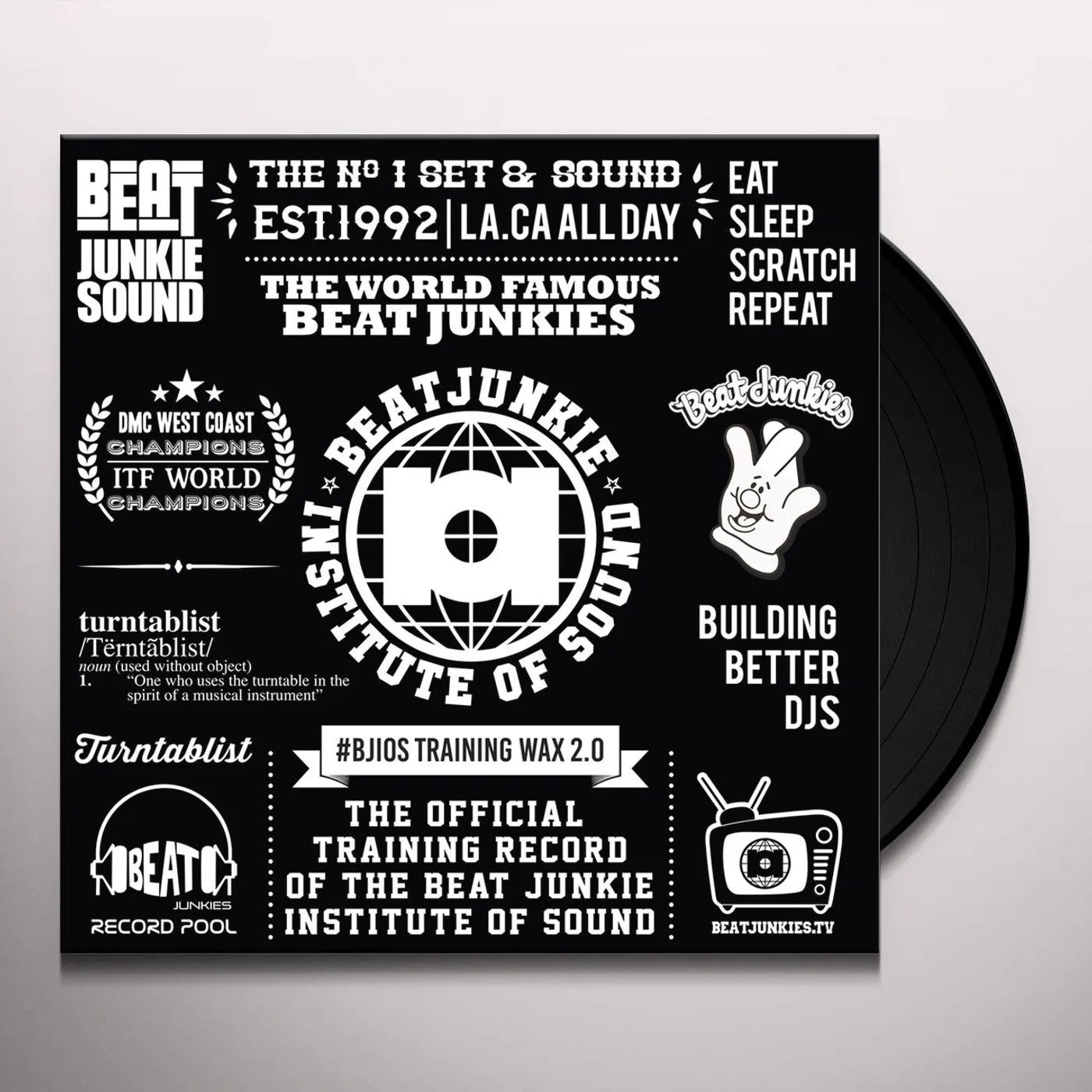 Beat Junkies BIOS TRAINING WAX 2.0 Vinyl Record