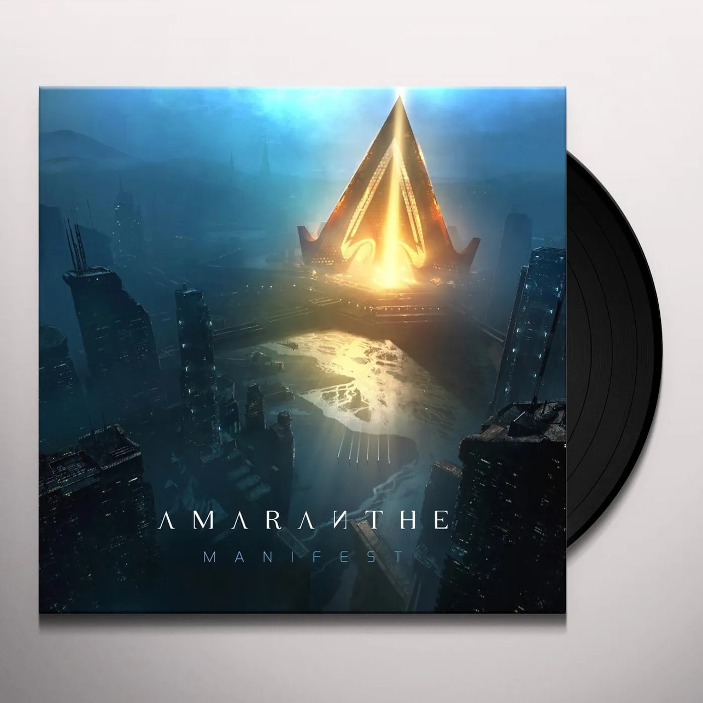 Amaranthe MANIFEST (CYAN VINYL) Vinyl Record