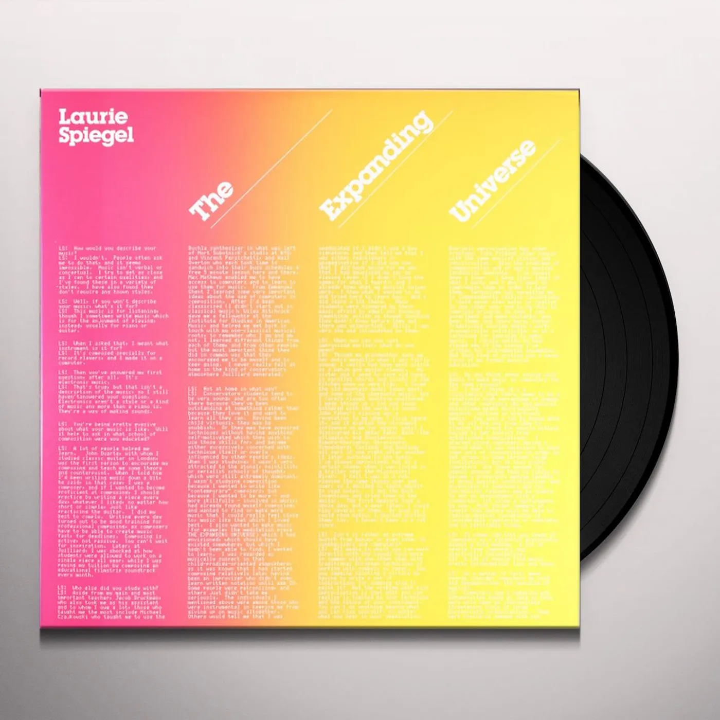 Laurie Spiegel The Expanding Universe Vinyl Record