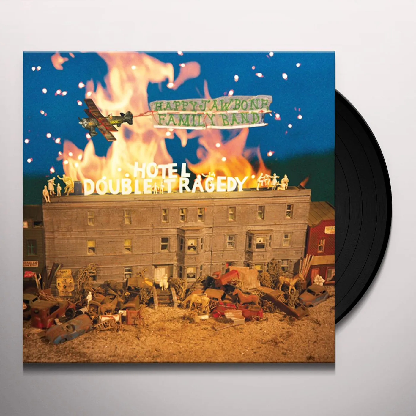 Happy Jawbone Family Band COMPLETE HOTEL DOUBLE TRAGEDY Vinyl Record