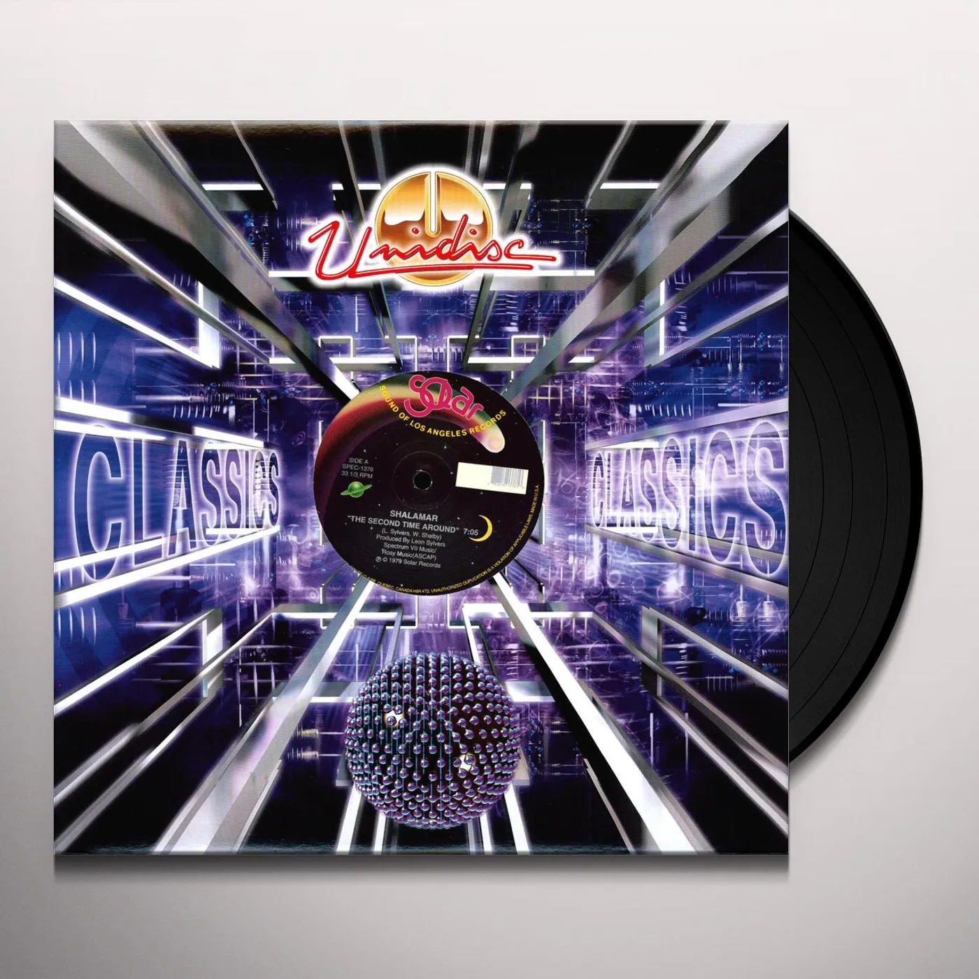 Shalamar SECOND TIME AROU/DEAD GIVEAWAY Vinyl Record - Canada Release