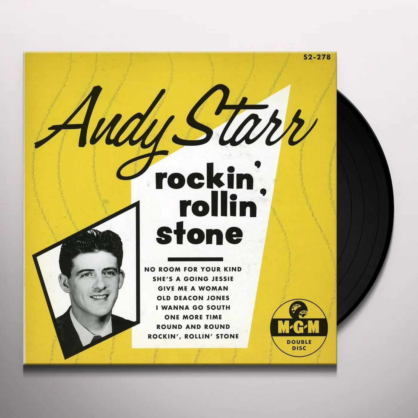 Andy Starr ROCKIN ROLLIN STONE Vinyl Record