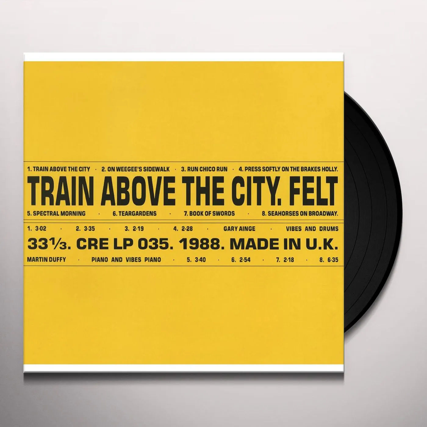 Felt Train Above The City Vinyl Record