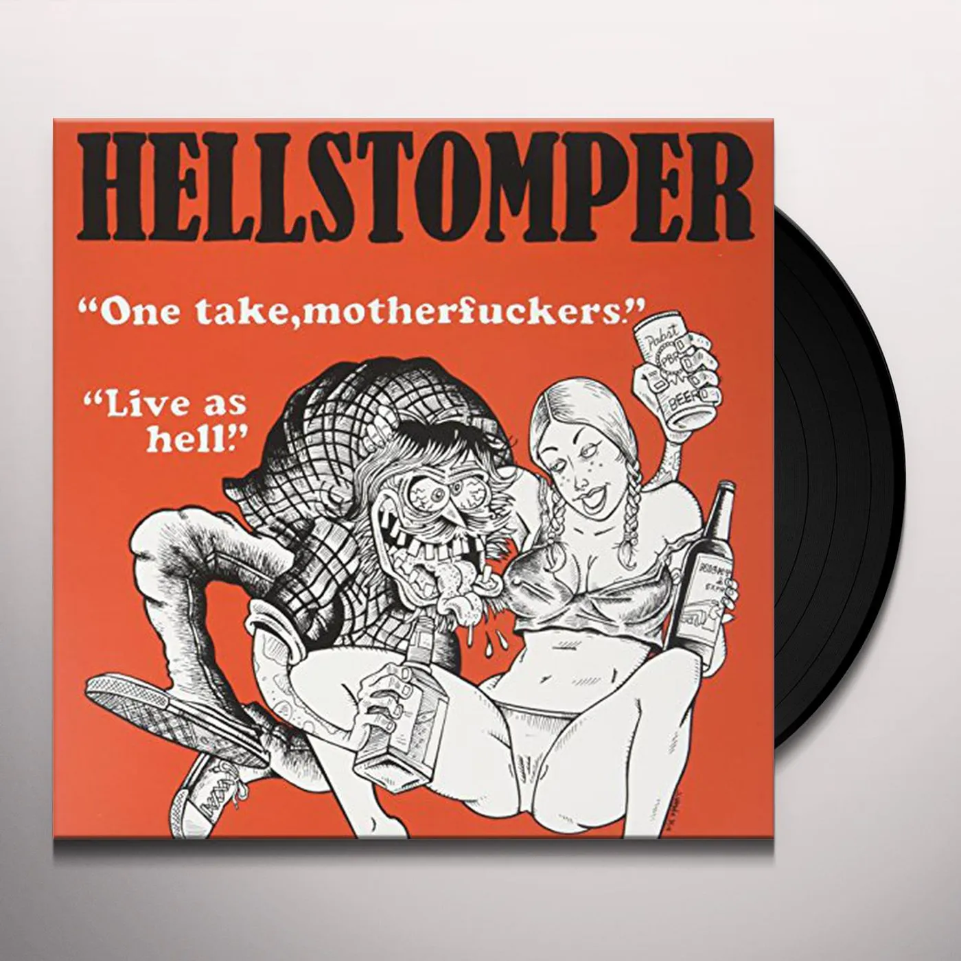 Hellstomper ONE TAKE MOTHERFUCKERS Vinyl Record