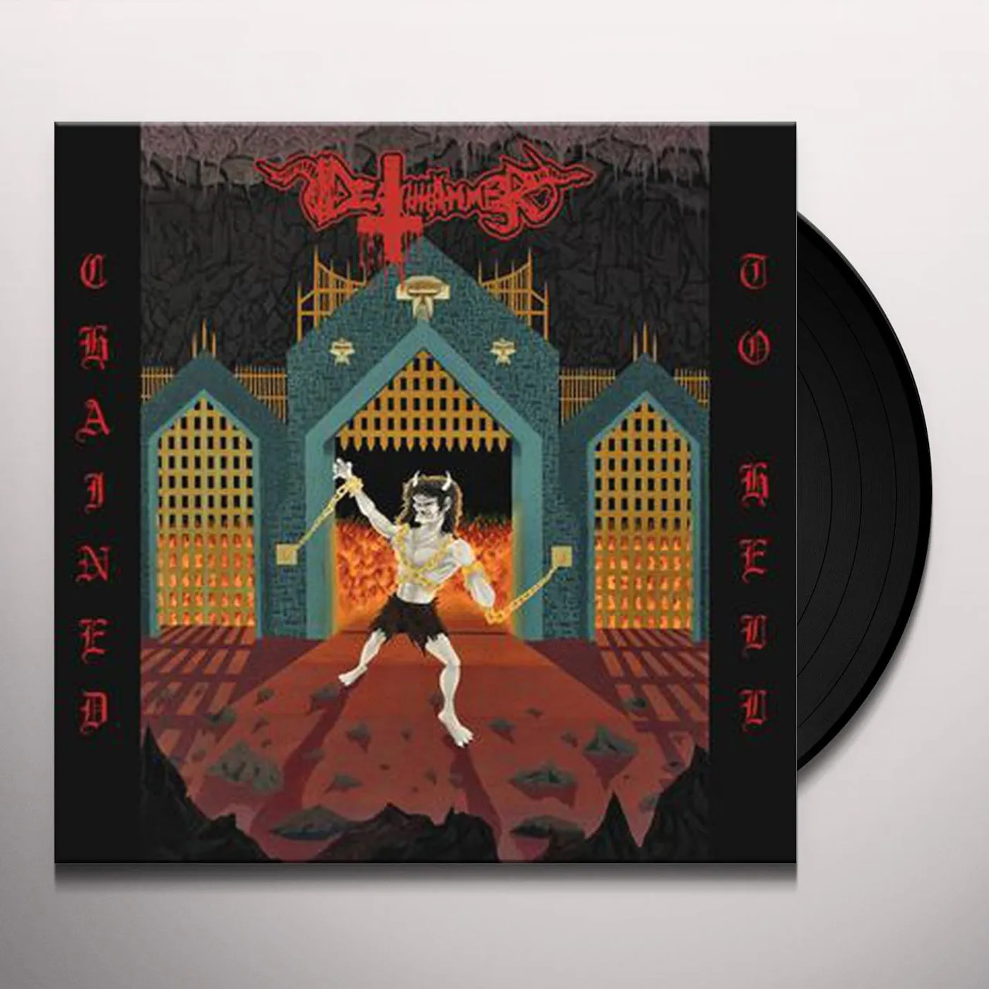 Deathhammer Chained to Hell Vinyl Record