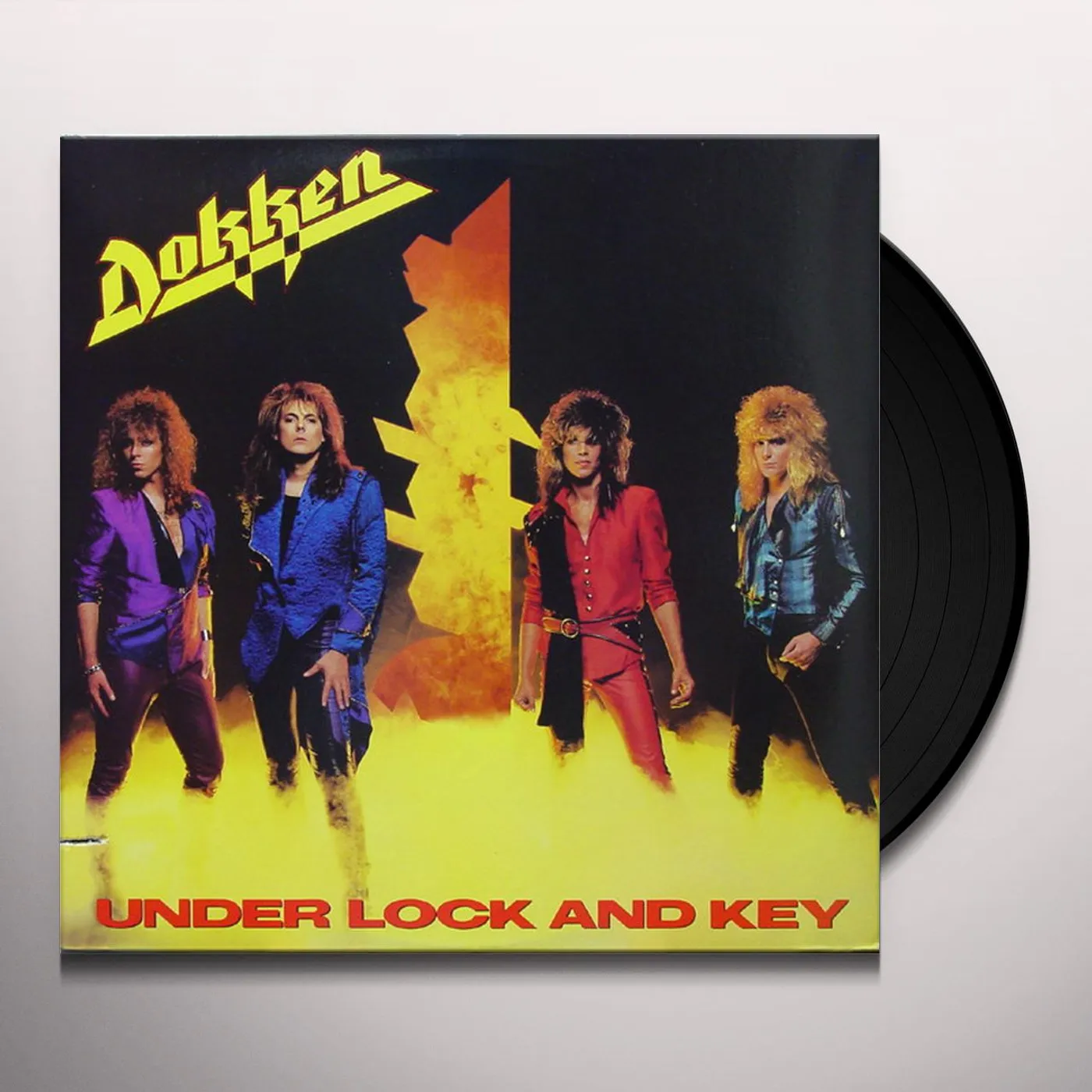Dokken UNDER LOCK & KEY Vinyl Record