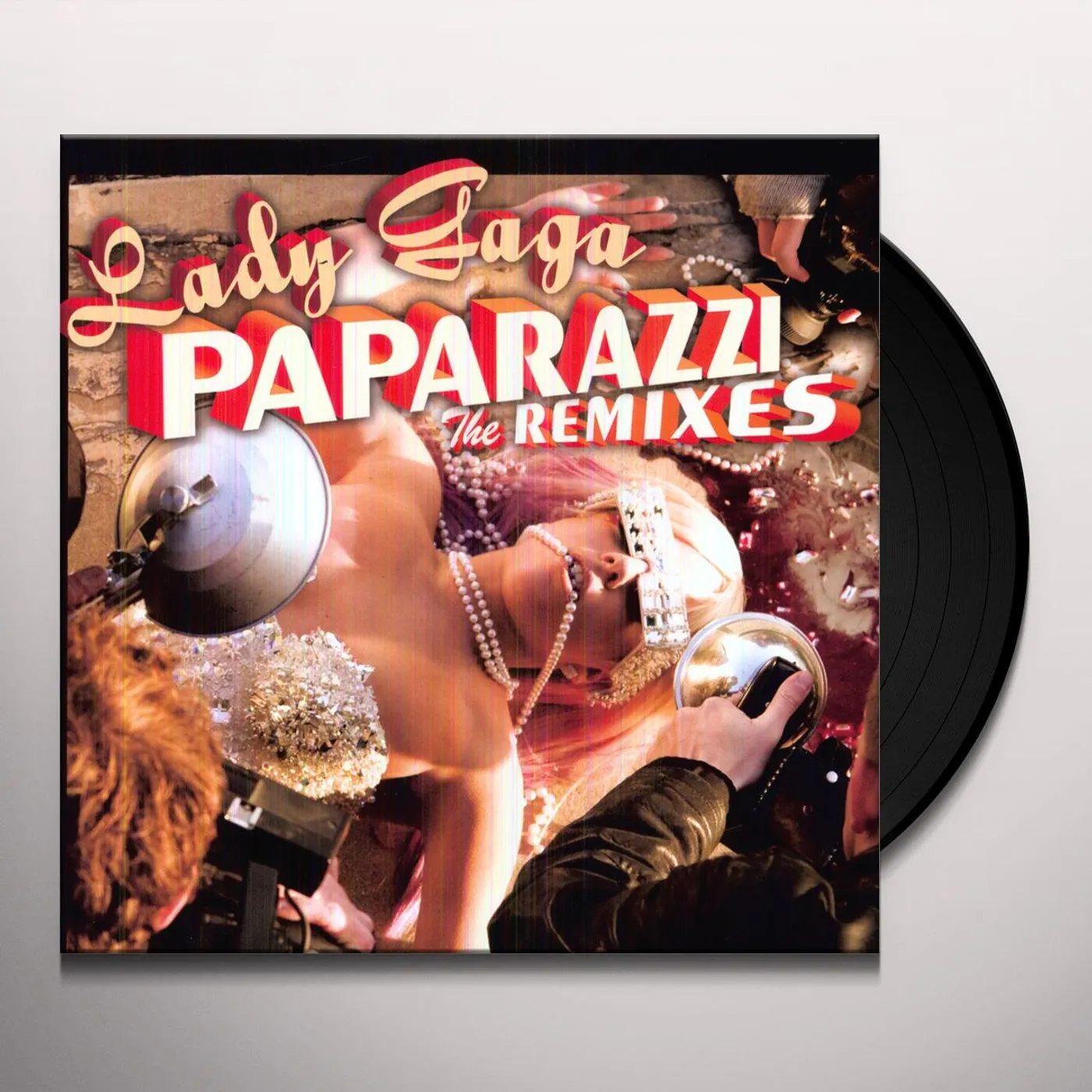 Lady Gaga PAPARAZZI - THE REMIXES (X7) Vinyl Record