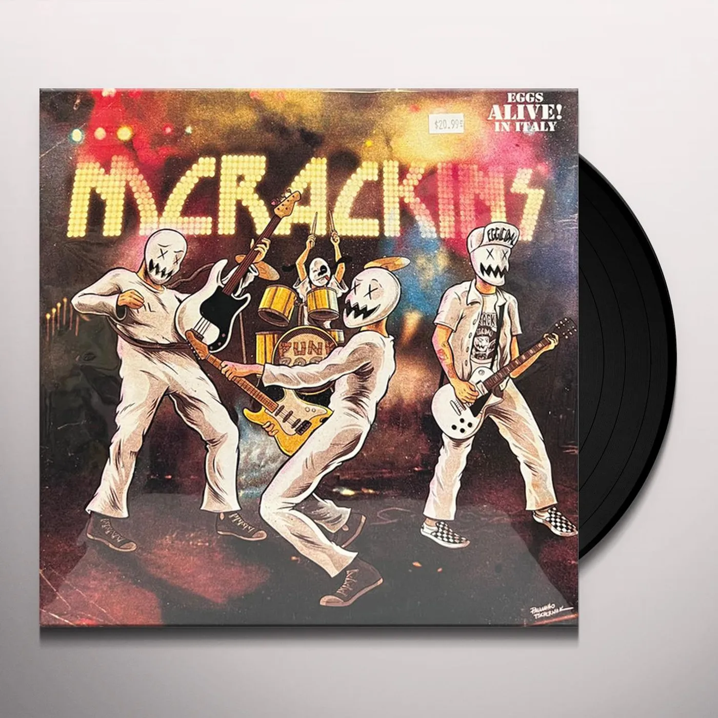 McRackins Eggs ALIVE! in Italy Vinyl Record