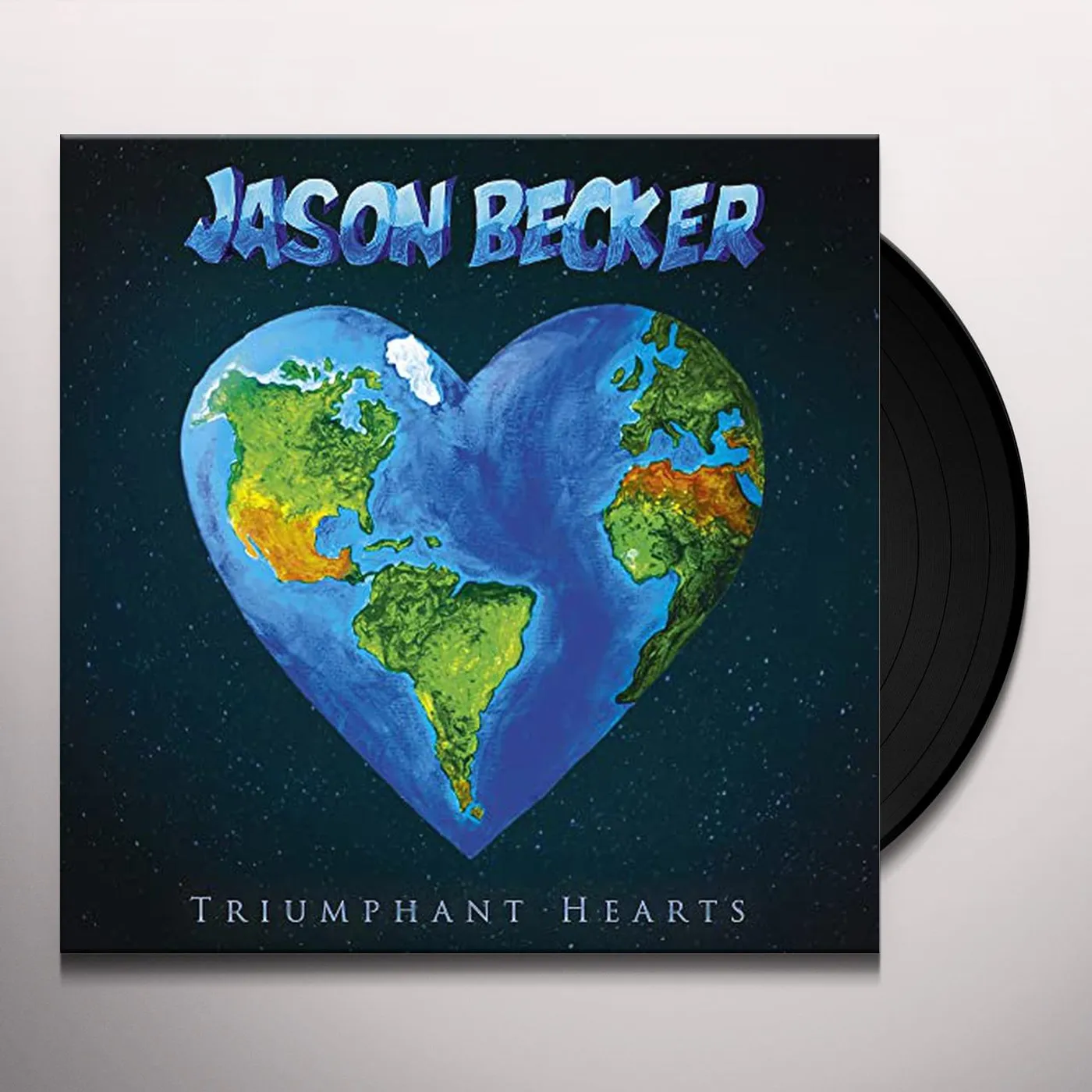 Jason Becker TRIUMPHANT HEARTS Vinyl Record