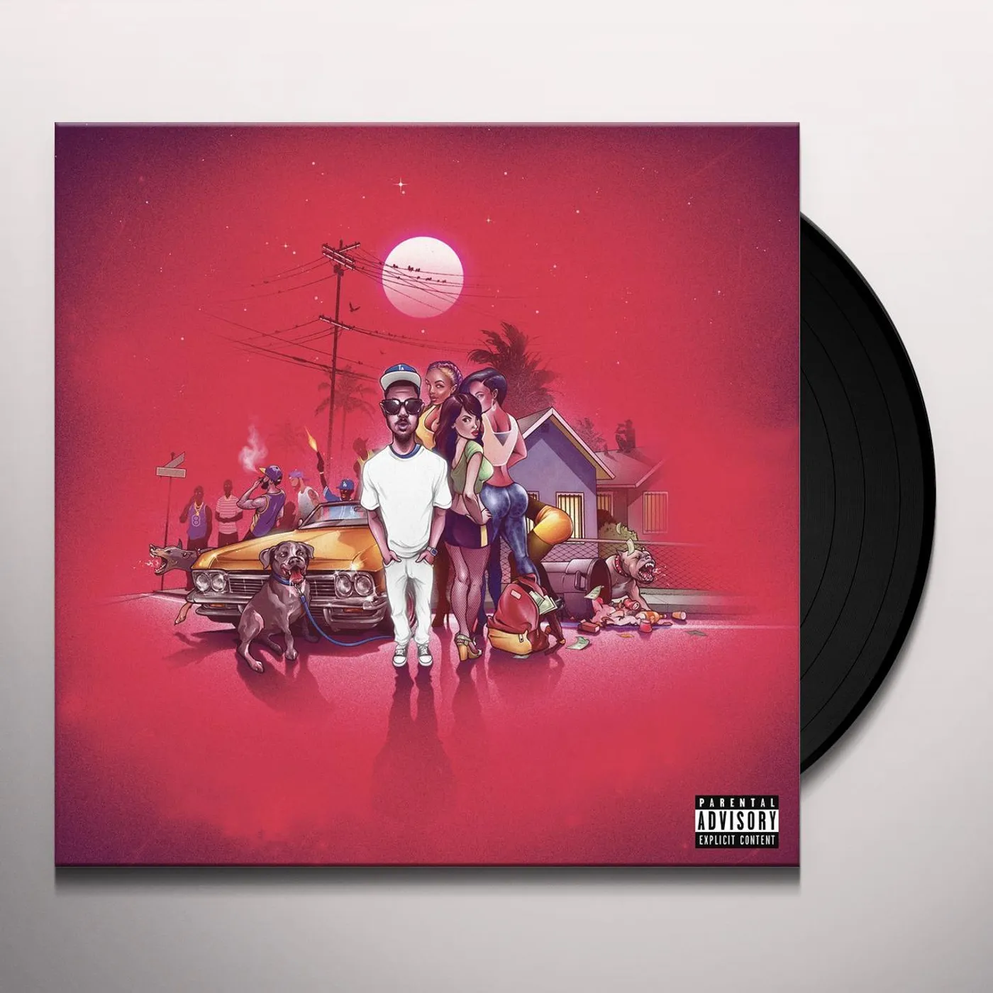 Blu Long Red Hot Los Angeles Summer Night Vinyl Record