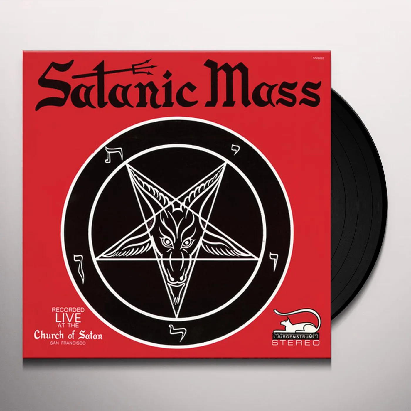 Anton LaVey Satanic Mass Vinyl Record