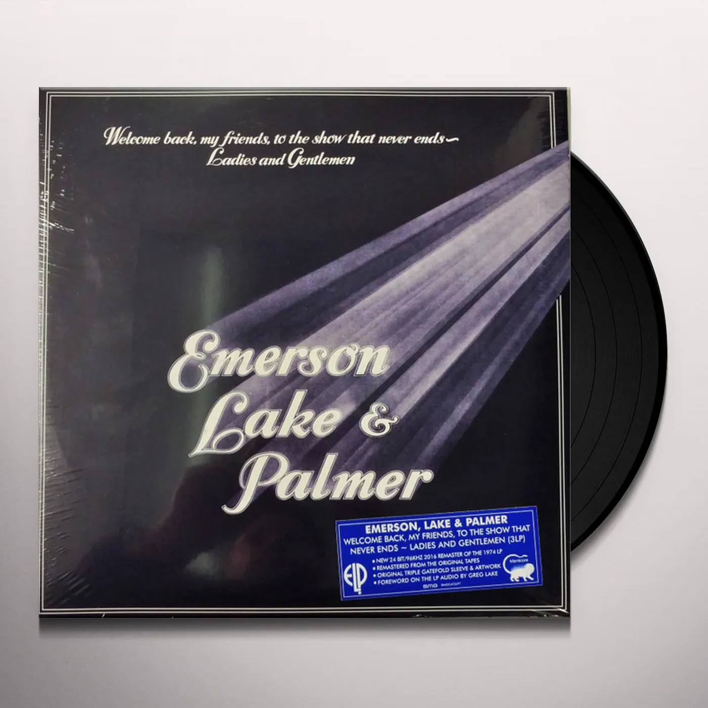 Emerson, Lake & Palmer WELCOME BACK MY FRIENDS TO THE SHOW THAT NEVER END Vinyl Record