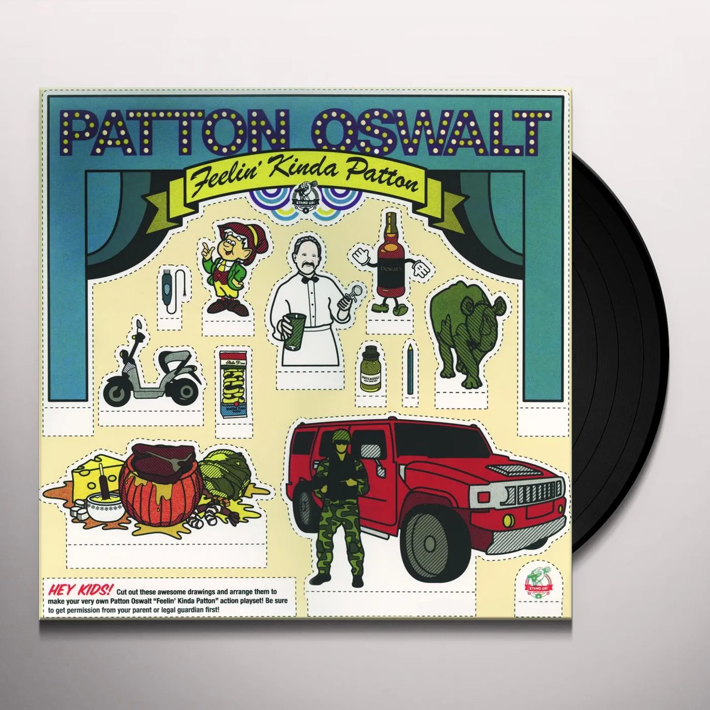 Patton Oswalt FEELIN KINDA PATTON Vinyl Record