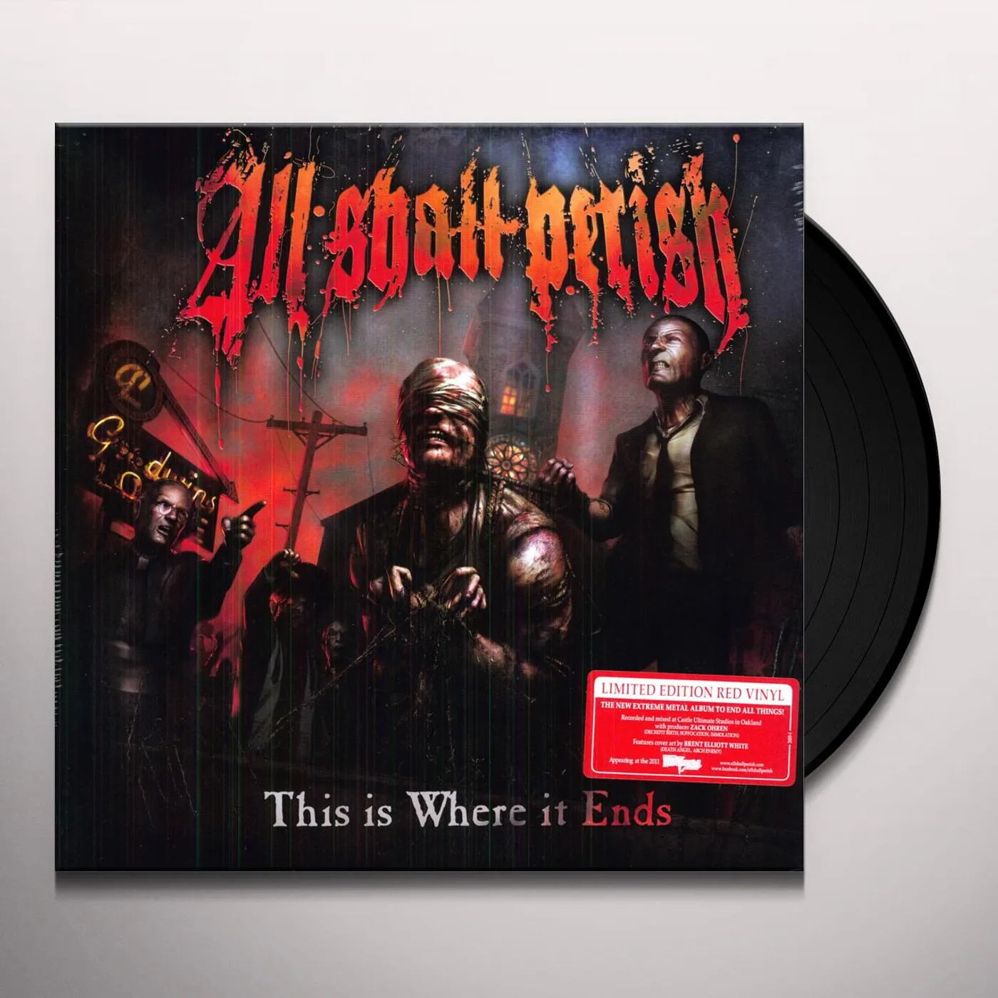 All Shall Perish This Is Where It Ends Vinyl Record