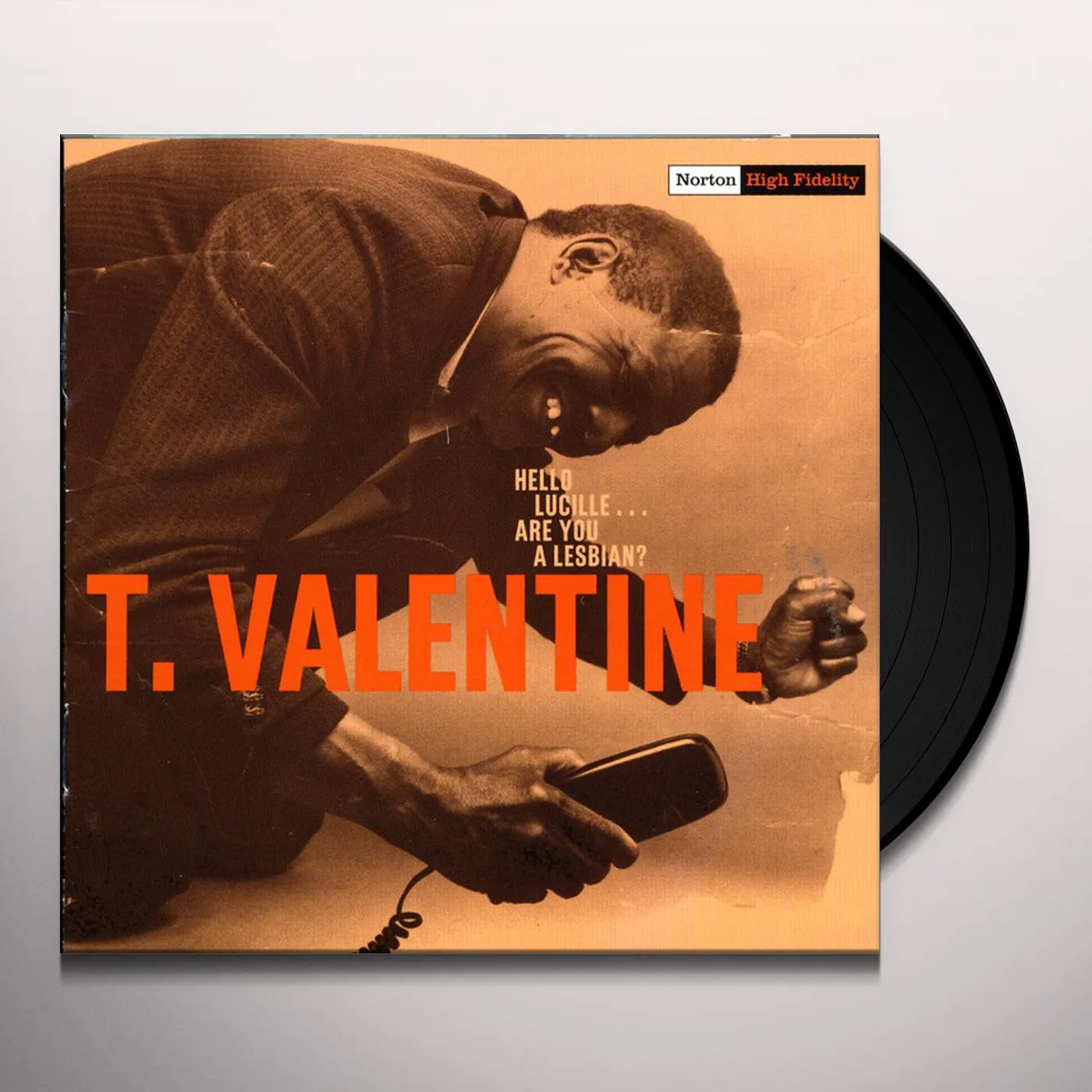 T. Valentine HELLO LUCILLE ARE YOU A LESBIAN Vinyl Record