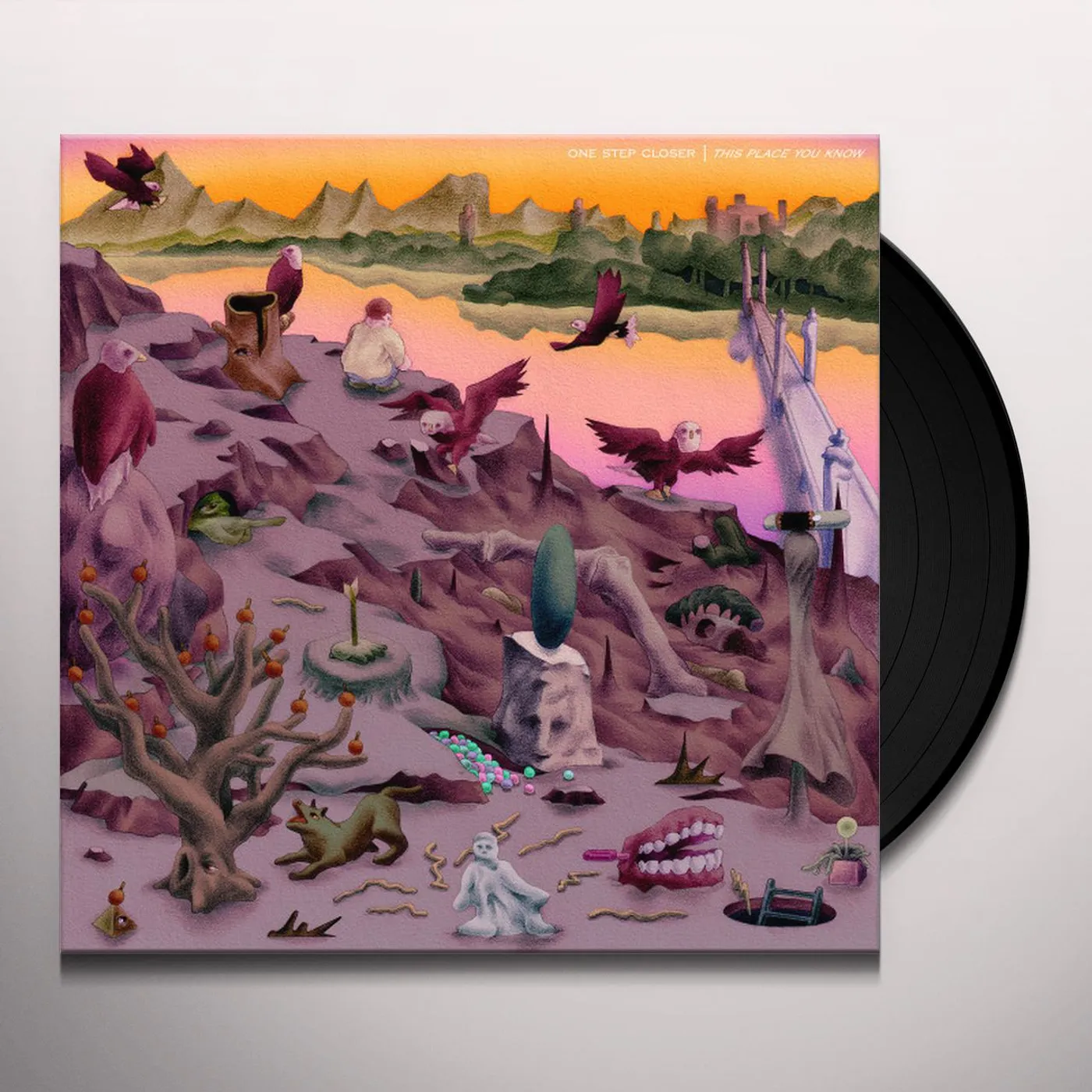 One Step Closer THIS PLACE YOU KNOW - CLOUDY DARK BLUE Vinyl Record