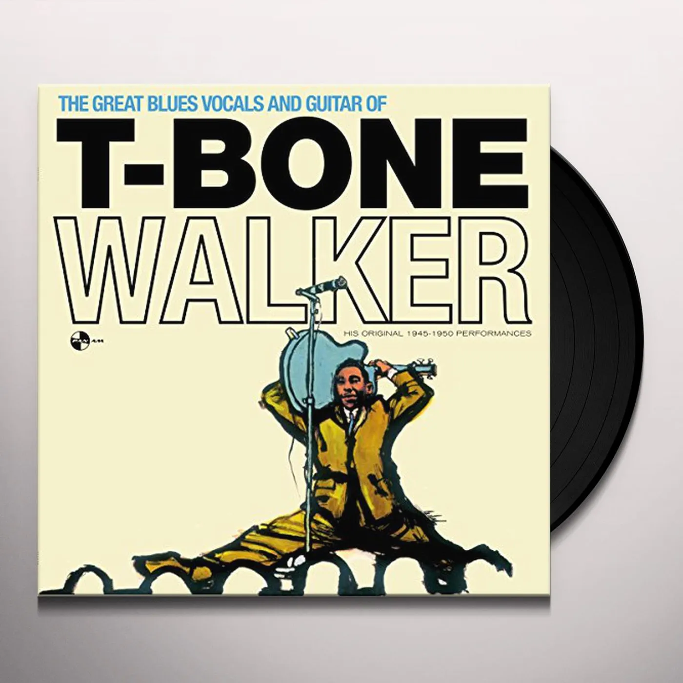 T-Bone Walker GREAT BLUES VOCALS & GUITAR OF + 4 BONUS TRACKS Vinyl Record