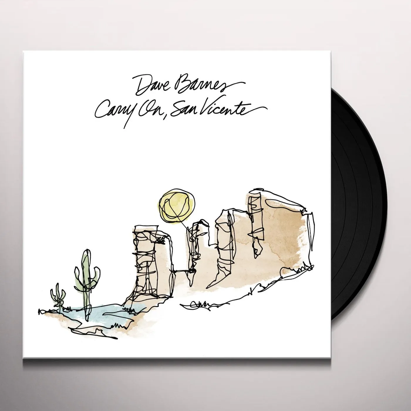 Dave Barnes CARRY ON SAN VICENTE Vinyl Record