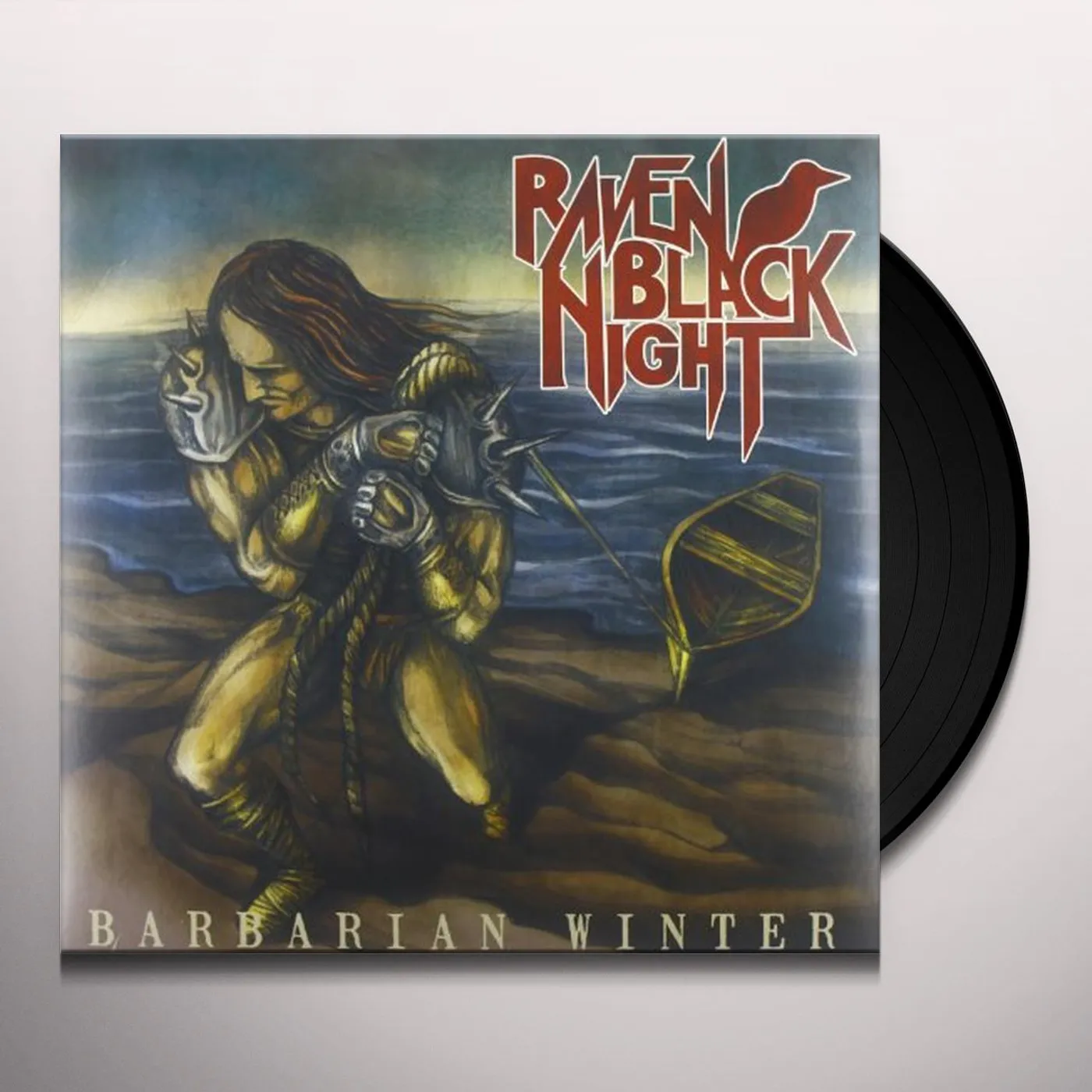 Raven Black Night Barbarian Winter Vinyl Record