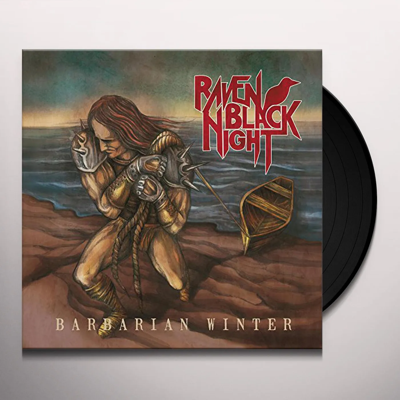 Raven Black Night Barbarian Winter Vinyl Record