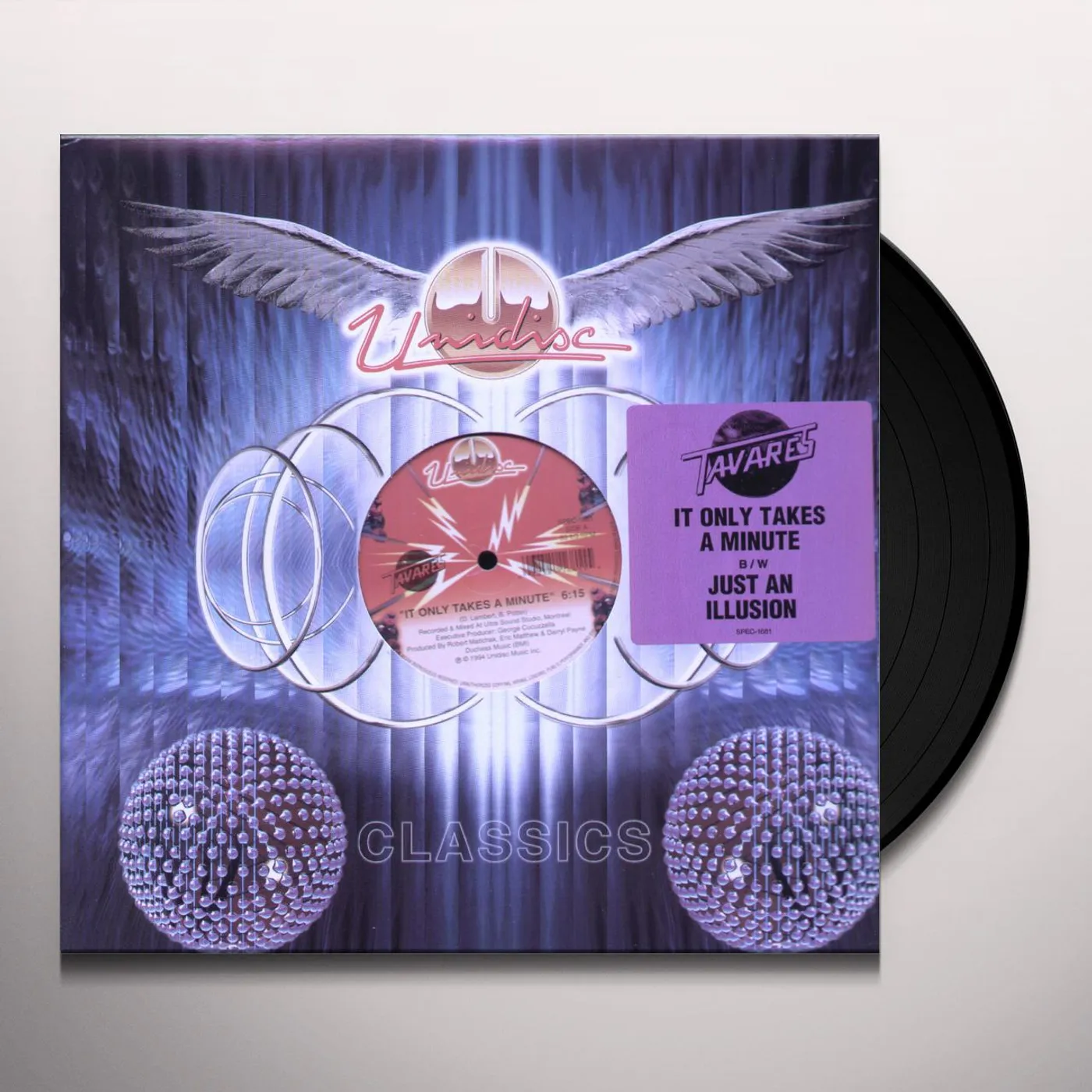 Tavares It Only Takes A Minute / Just An Illusion Vinyl Record