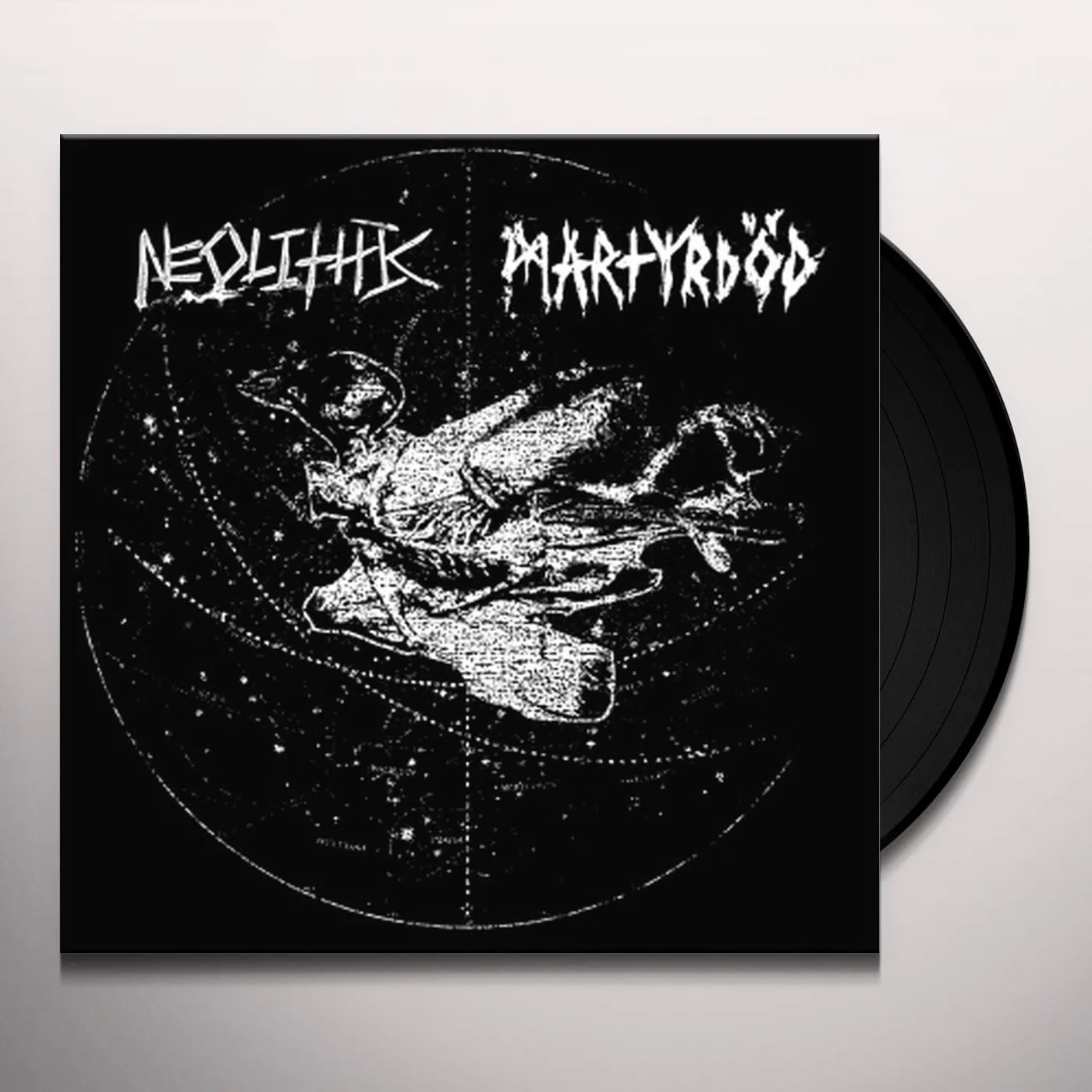 Fractured MARTRYDOD SPLIT WITH NEOLITHIC Vinyl Record