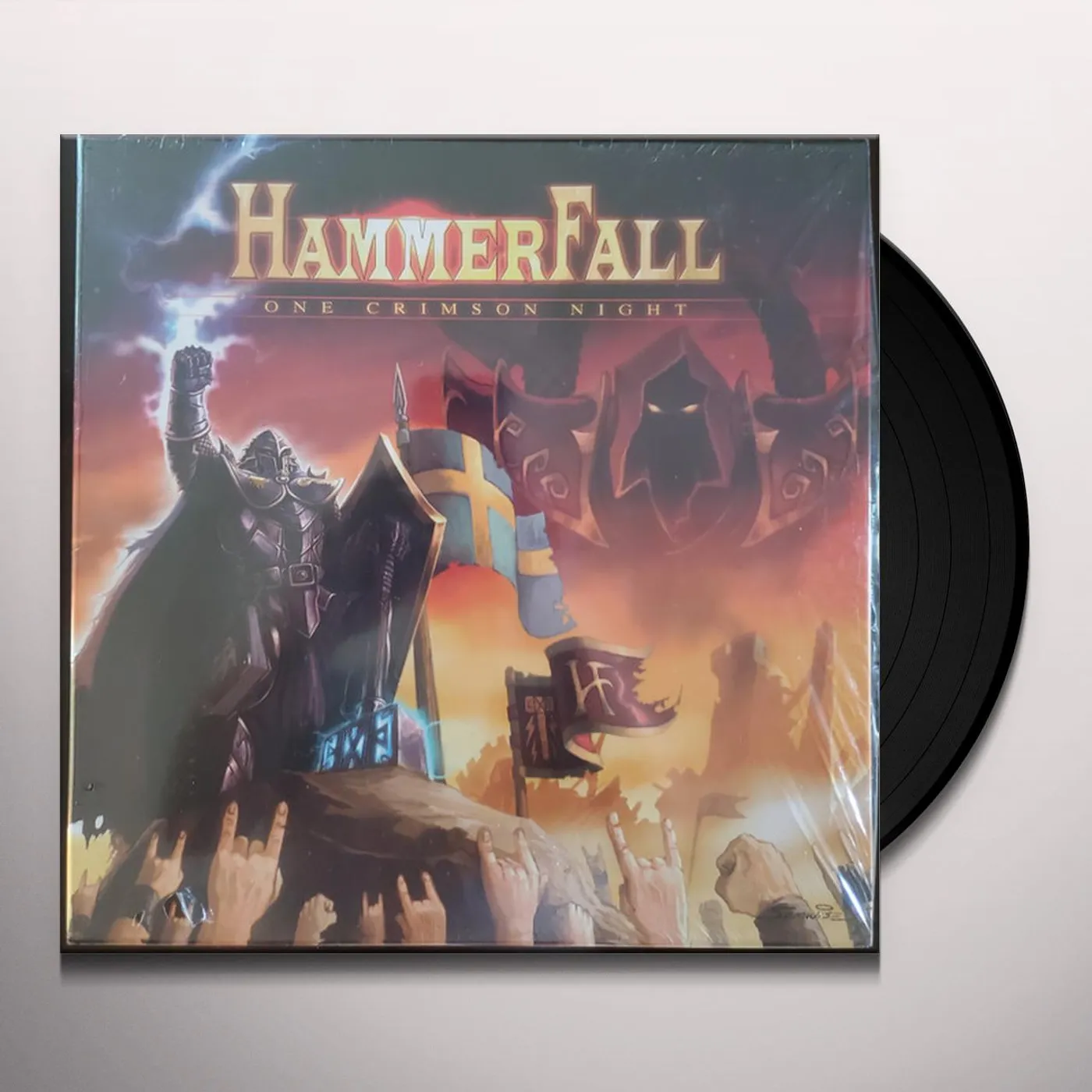 HammerFall ONE CRIMSON NIGHT (LIVE) Vinyl Record