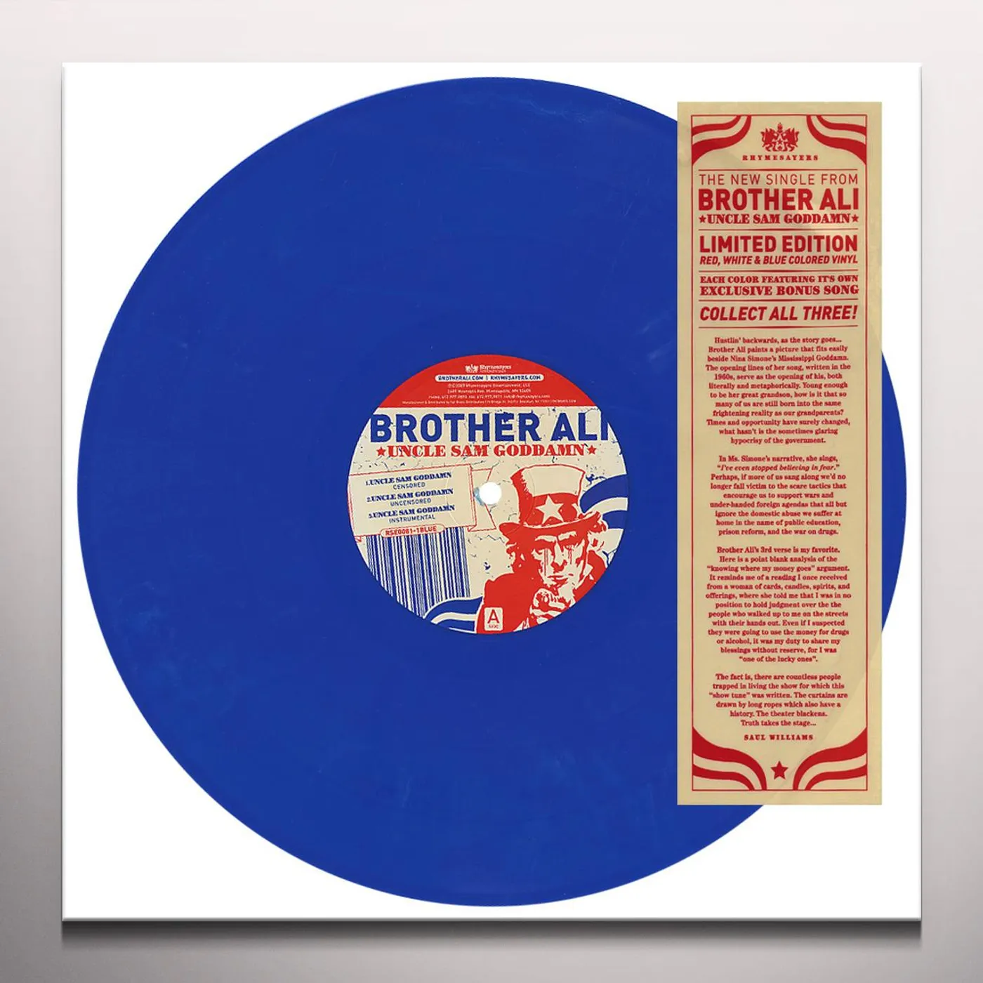 Brother Ali UNCLE SAM Vinyl Record