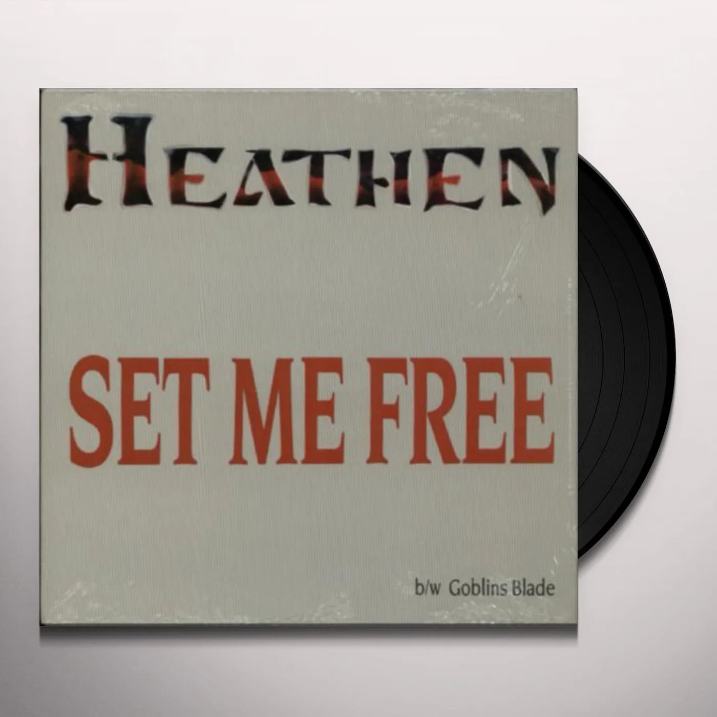 Heathen SET ME FREE / GOBLIN'S BLADE Vinyl Record