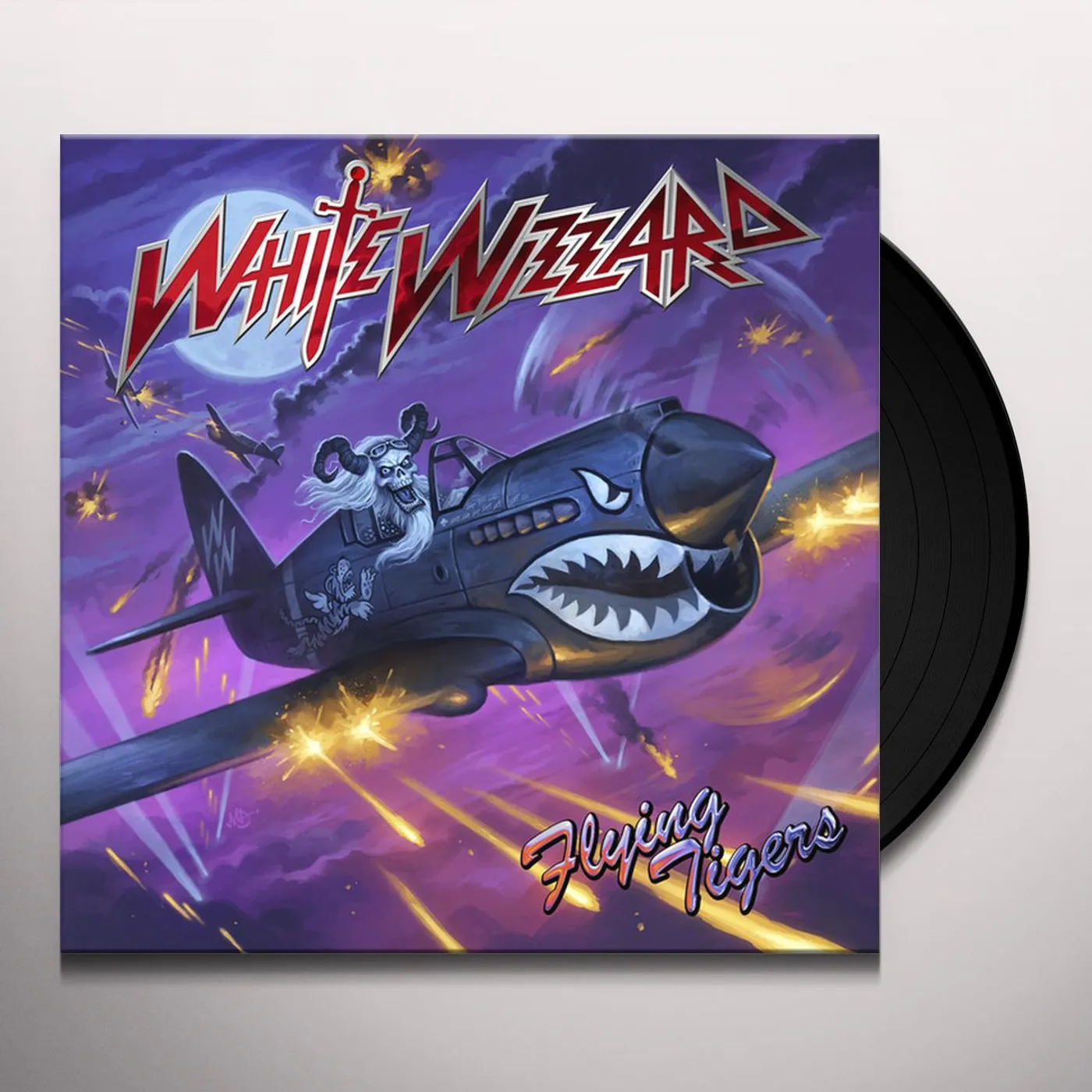 White Wizzard Flying Tigers Vinyl Record