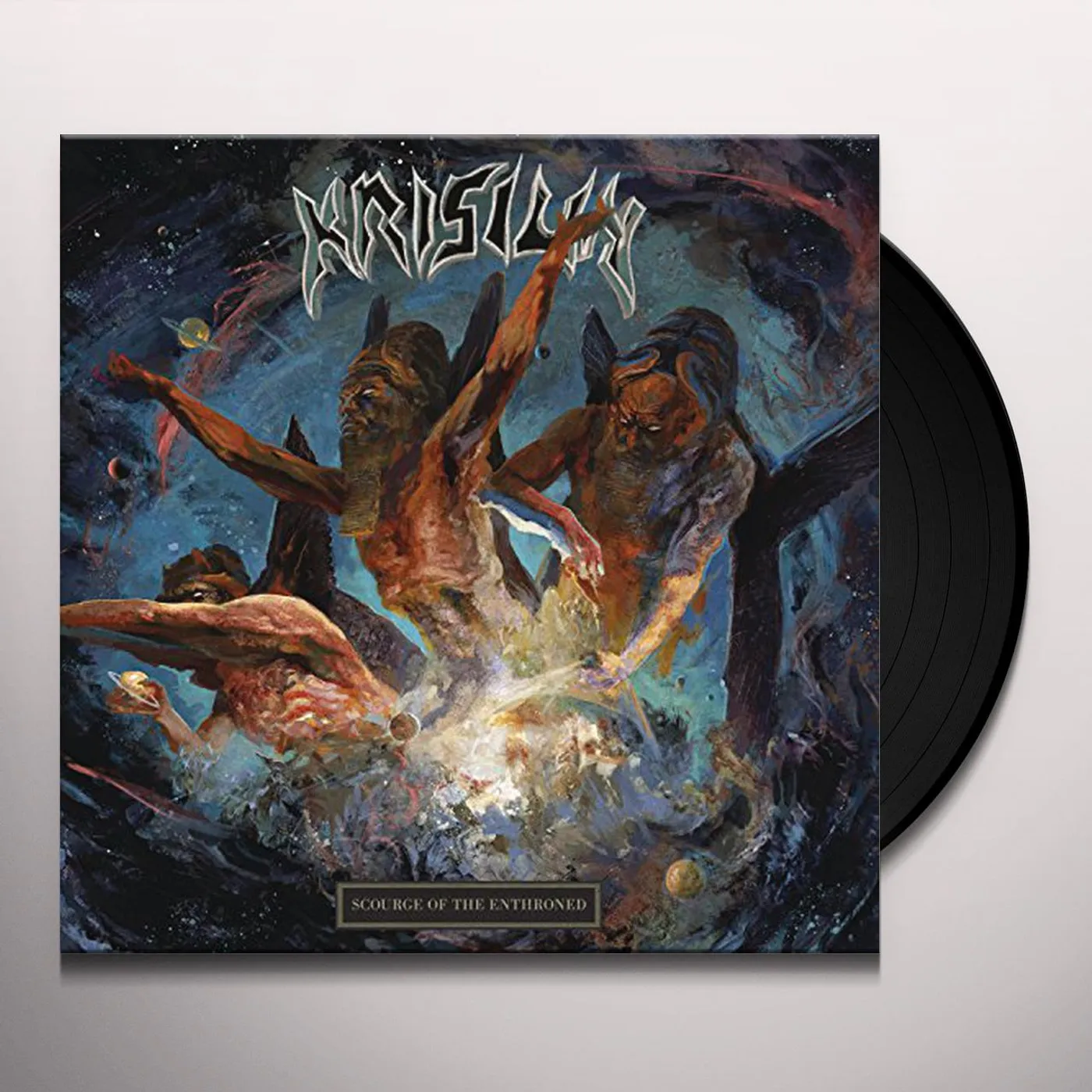 Krisiun Scourge Of The Enthroned Vinyl Record
