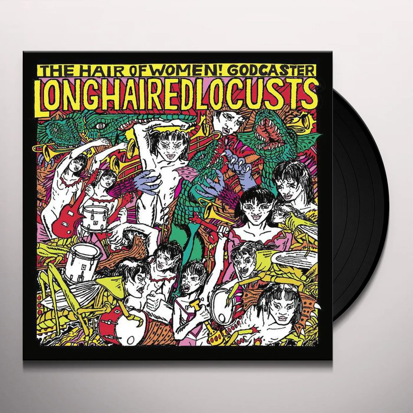 Godcaster Long Haired Locusts Vinyl Record