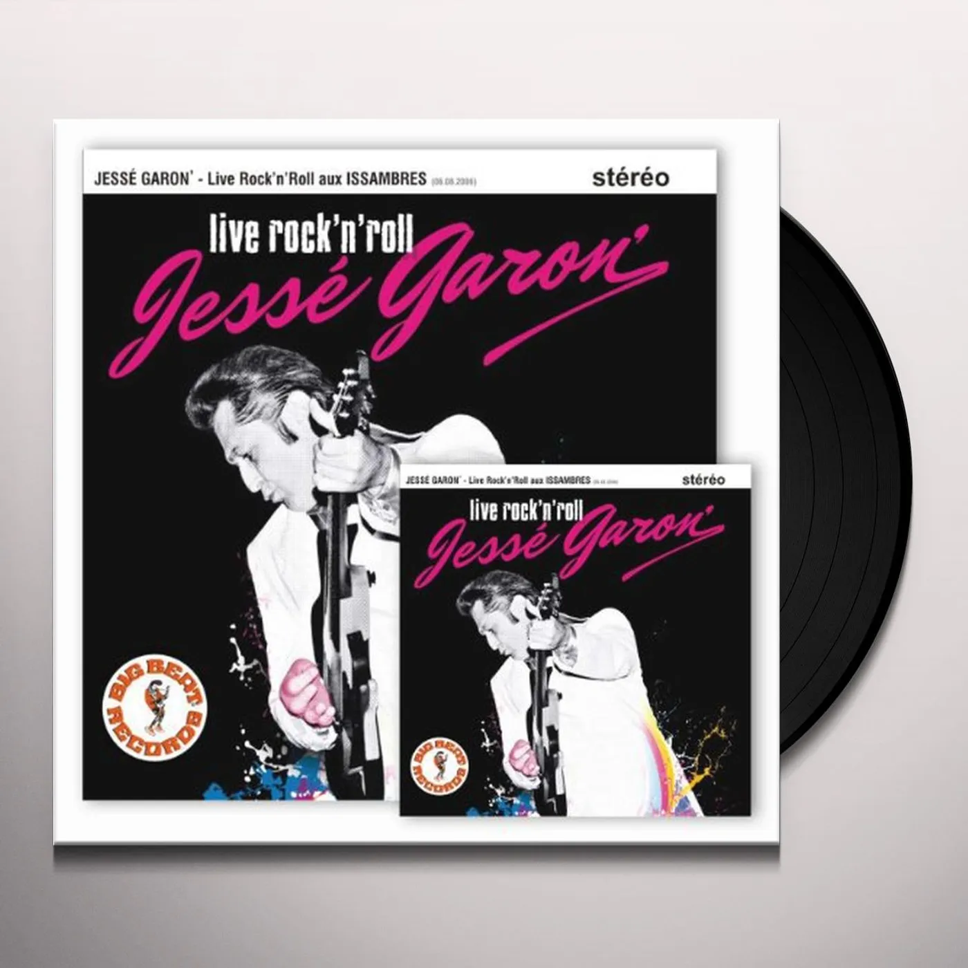 Jesse Garon LIVE ROCK & ROLL LP Vinyl Record