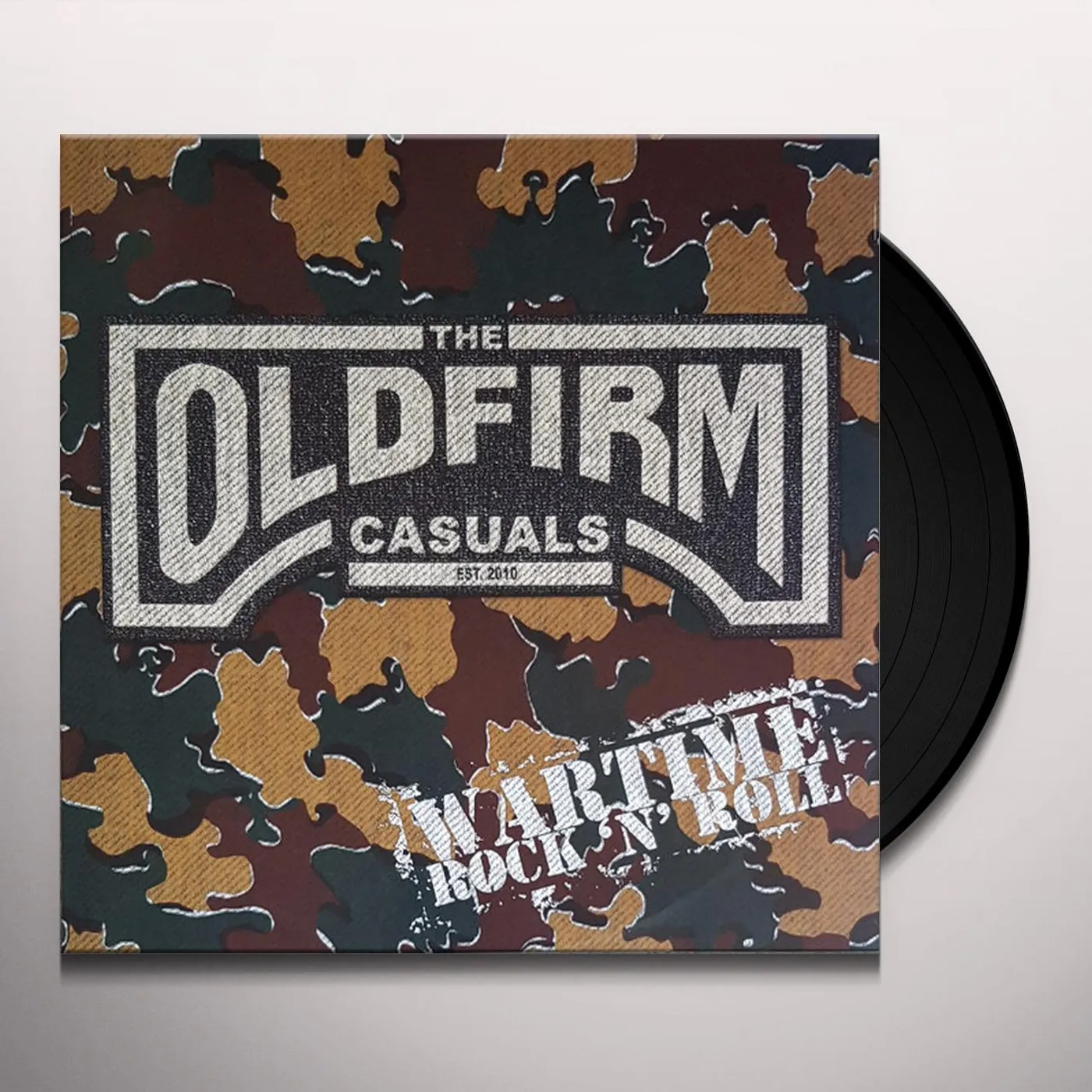 The Old Firm Casuals WARTIME ROCK'N'ROLL Vinyl Record